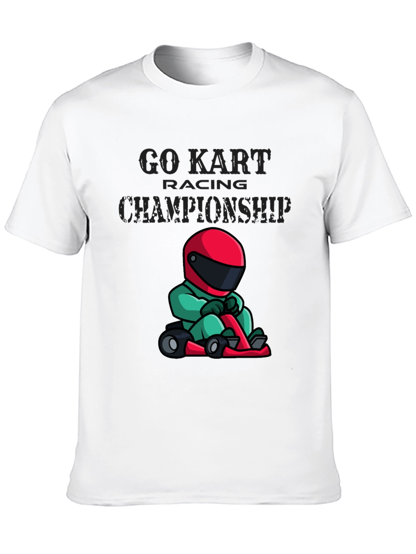 Go Kart Racing Championship Black T-Shirt