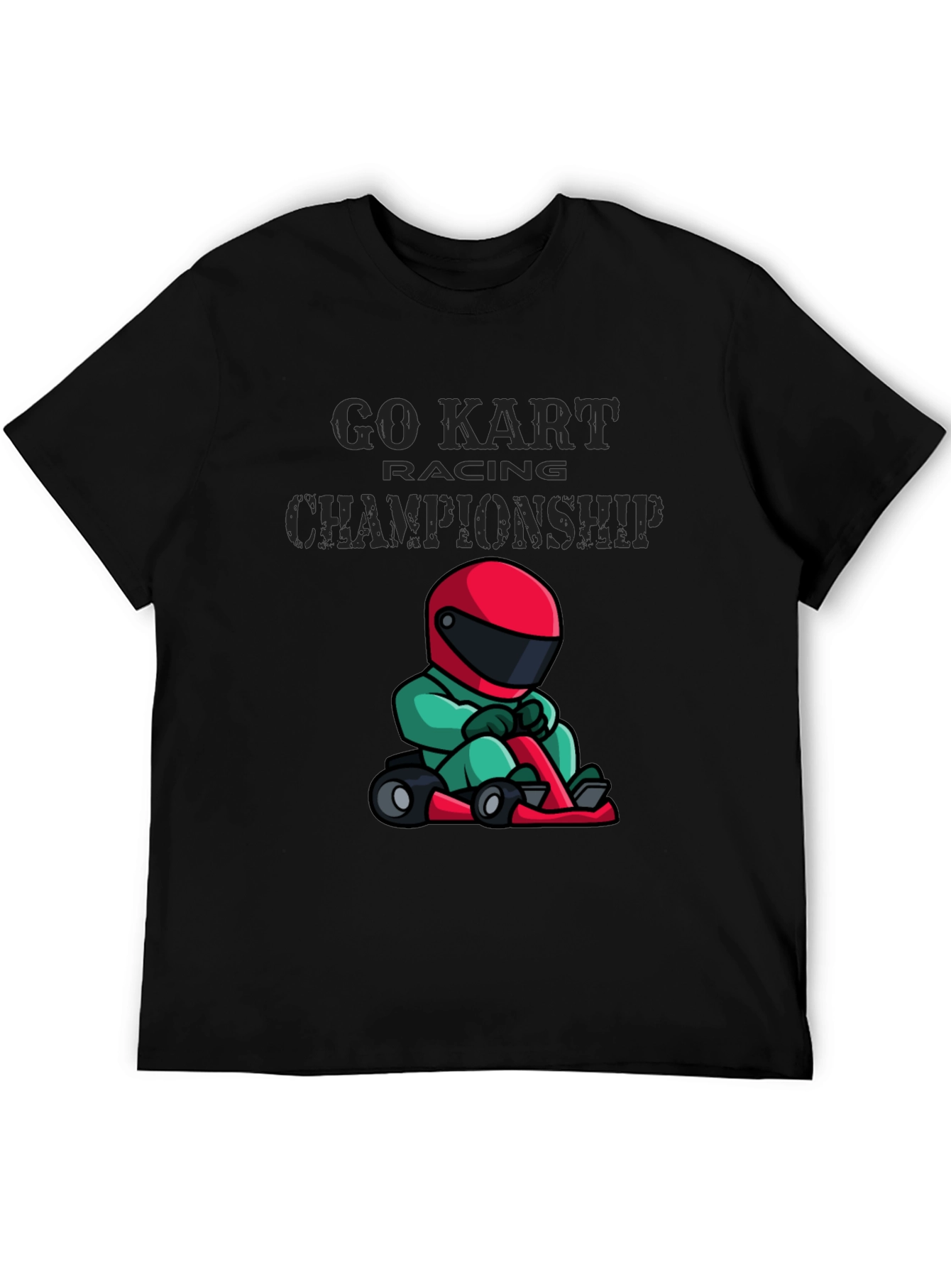 Go Kart Racing Championship Black T-Shirt