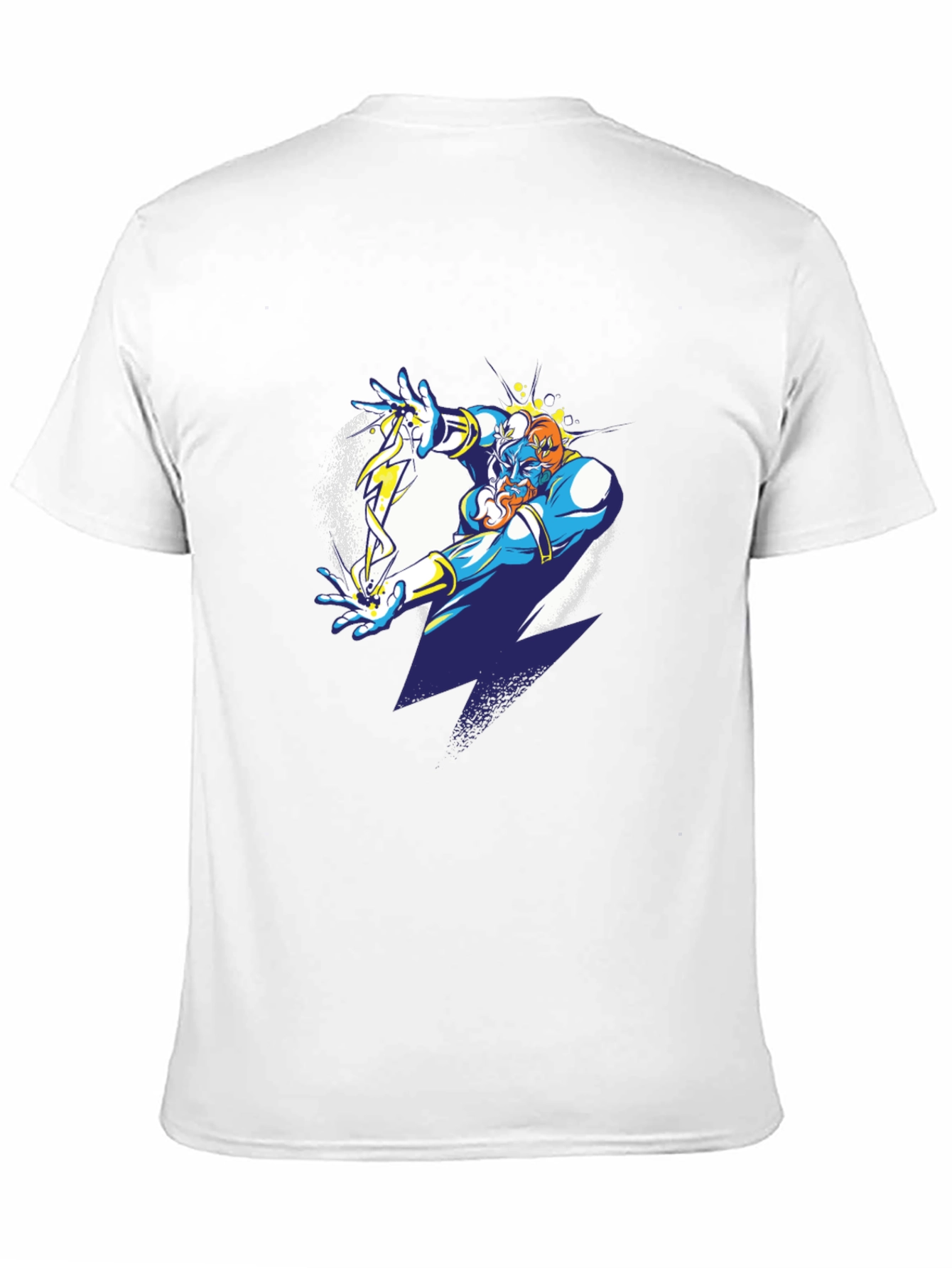 Wizard Graphic Tee - Black Cotton Blend Shirt