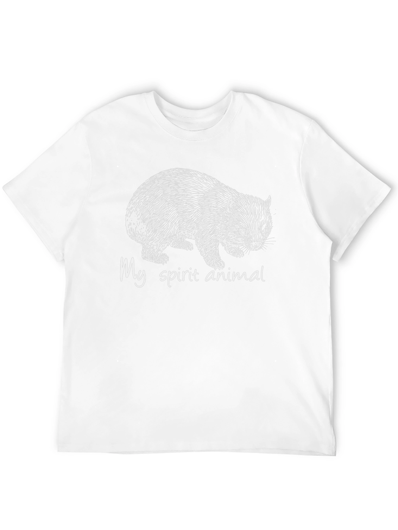 Wombat Spirit Animal Graphic T-Shirt