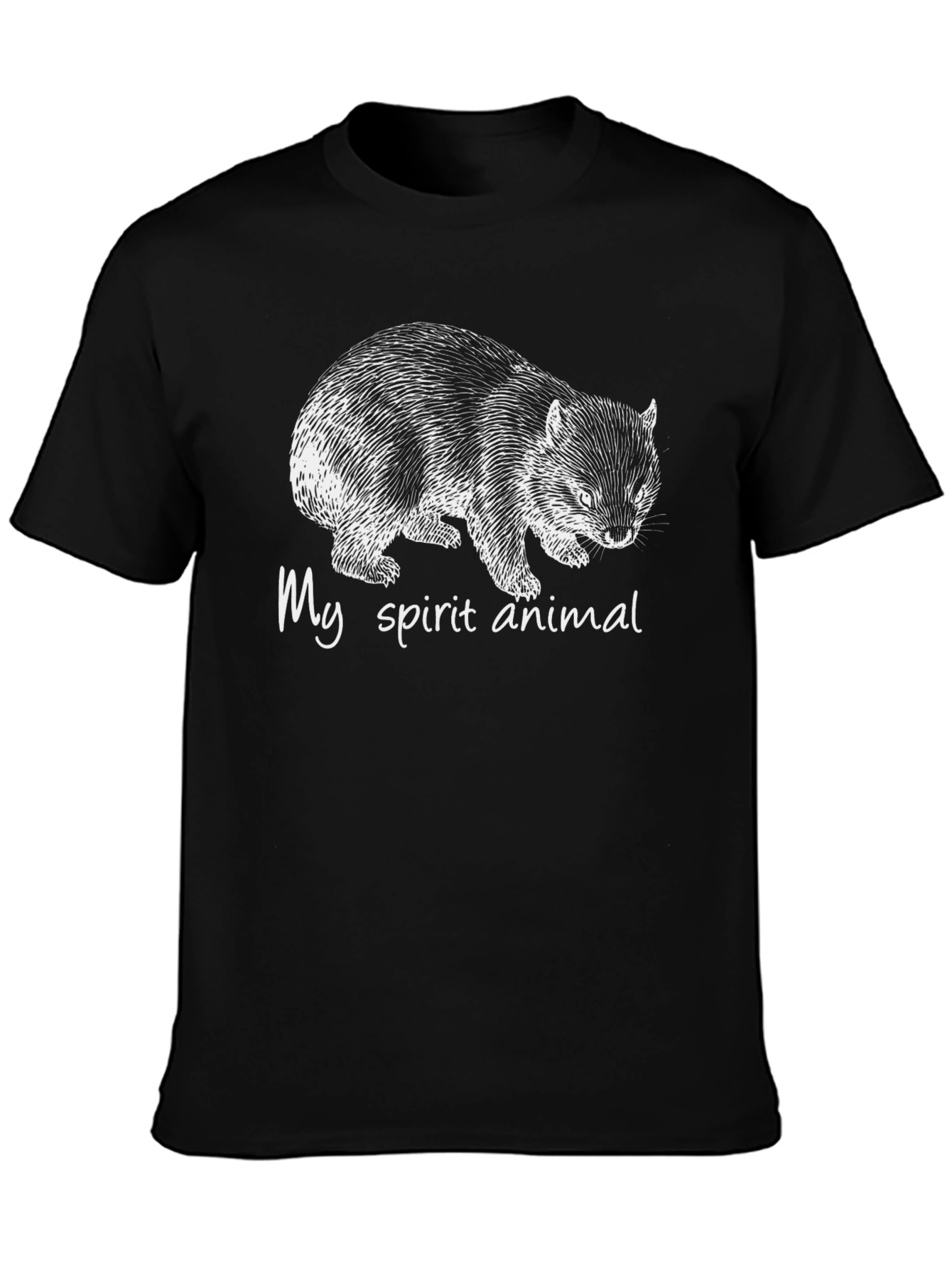 Wombat Spirit Animal Graphic T-Shirt