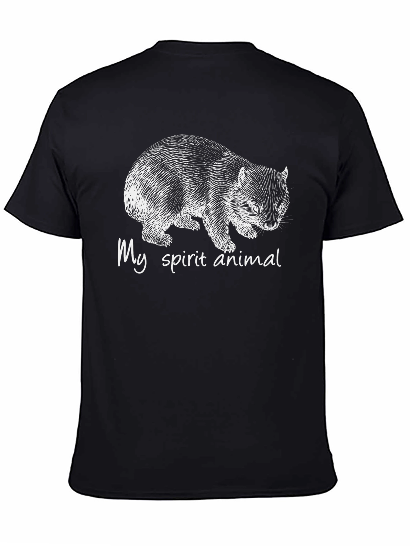 Wombat Spirit Animal Graphic T-Shirt