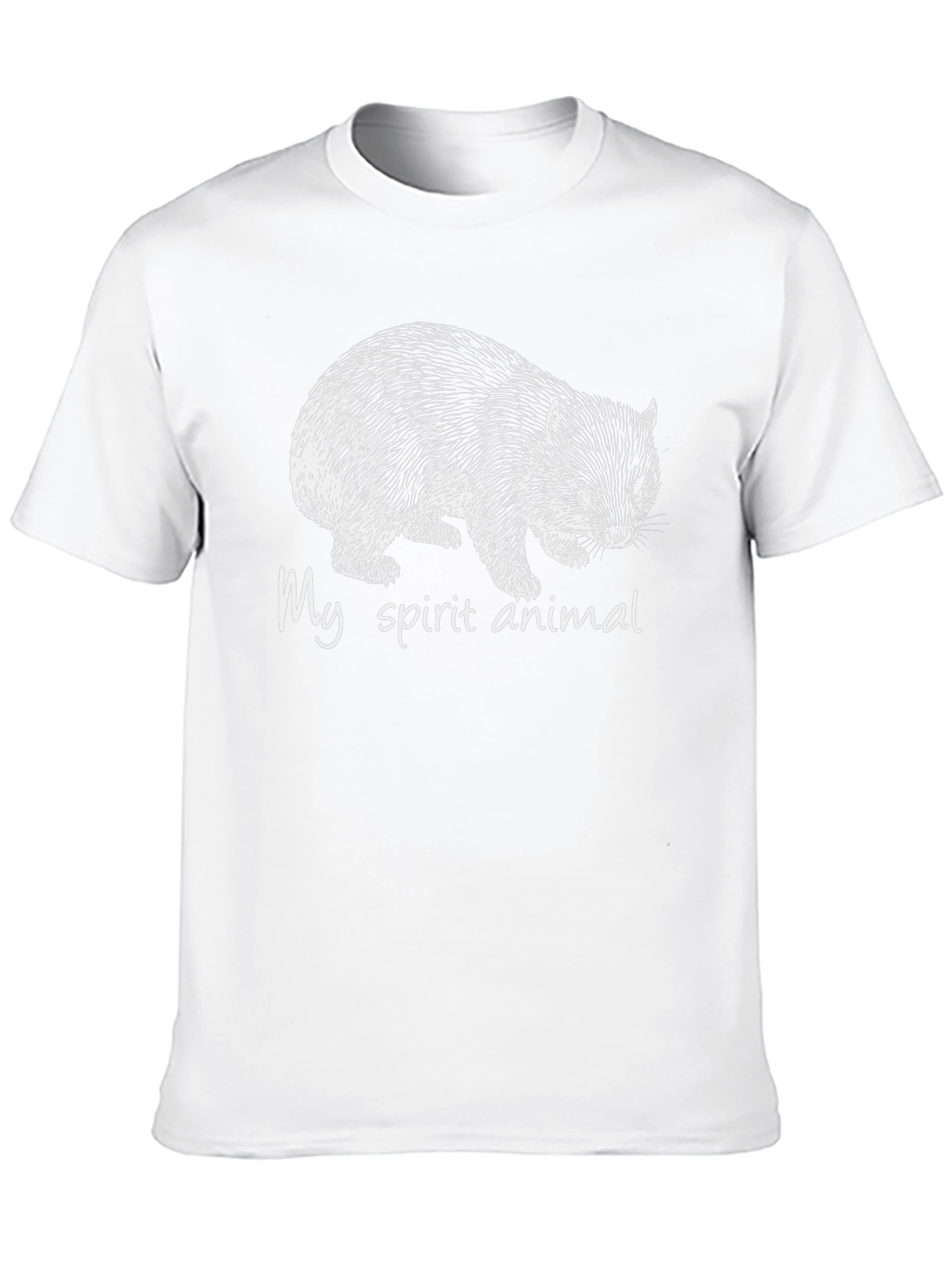 Wombat Spirit Animal Graphic T-Shirt