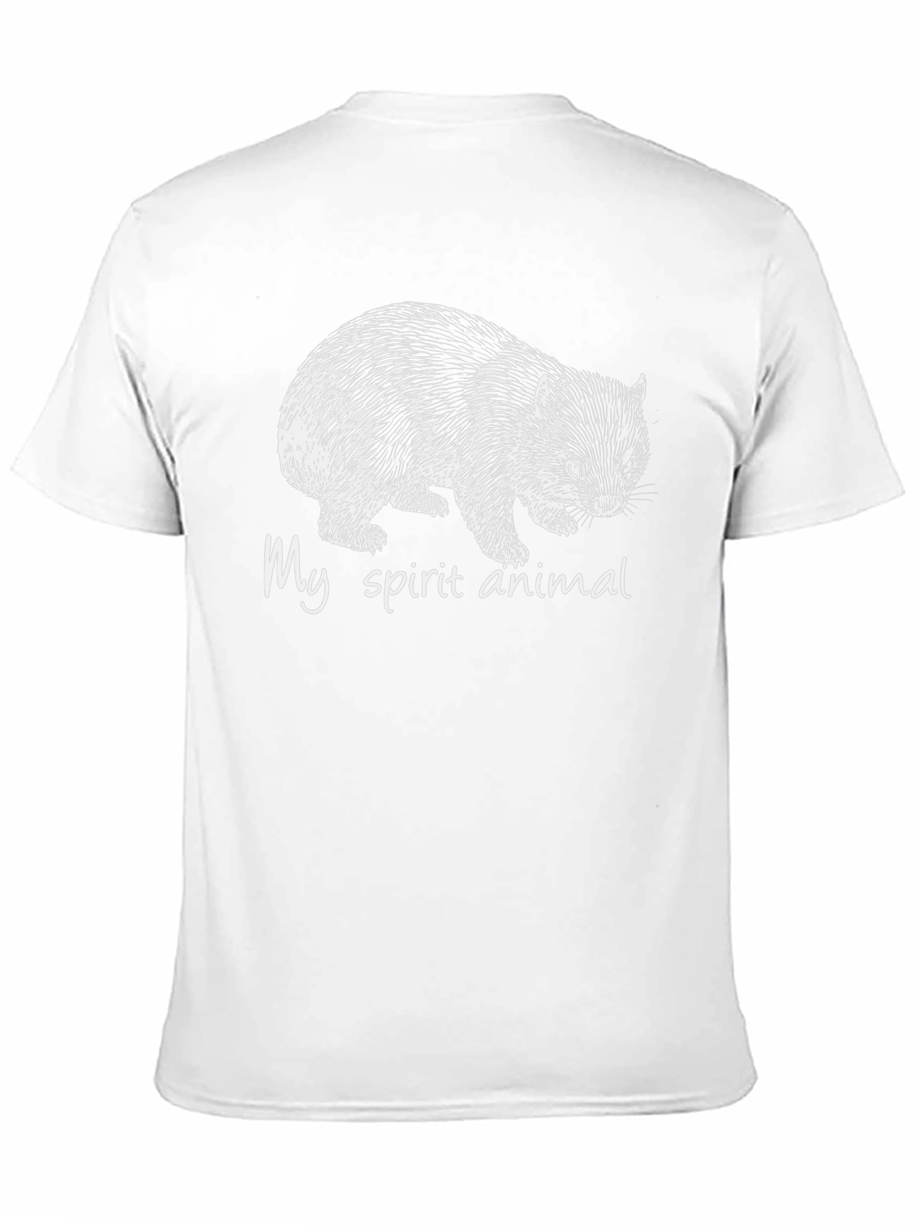 Wombat Spirit Animal Graphic T-Shirt