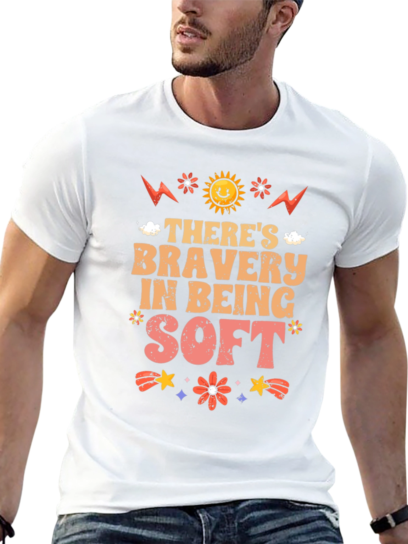 Bravery in Being Soft Graphic Tee