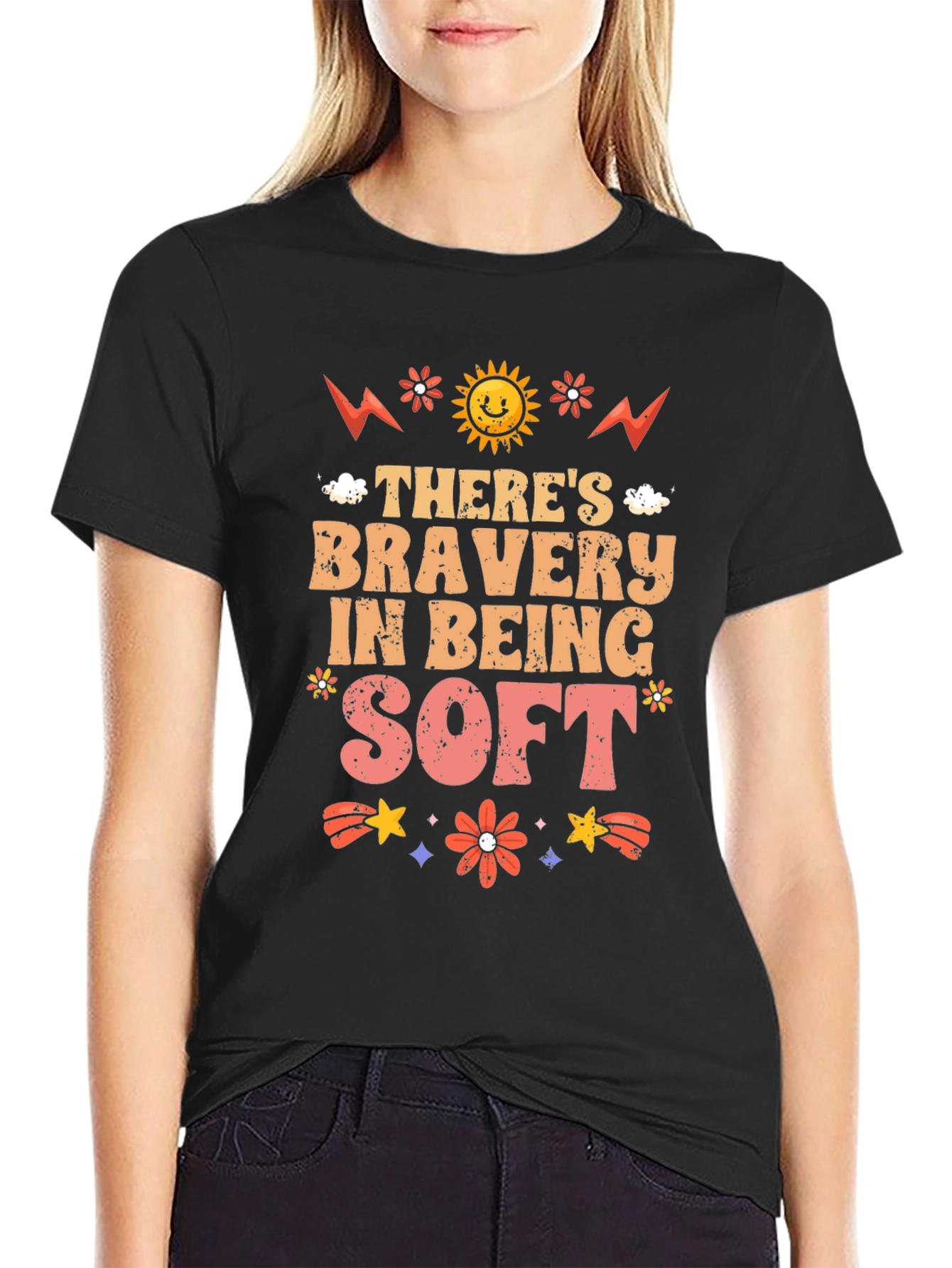 Bravery in Being Soft Graphic Tee