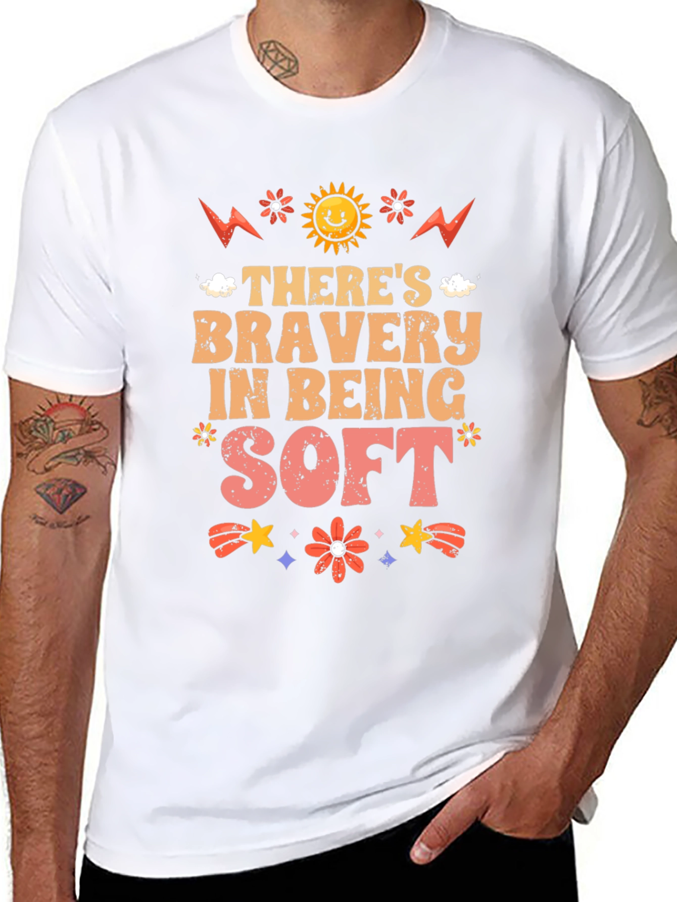 Bravery in Being Soft Graphic Tee