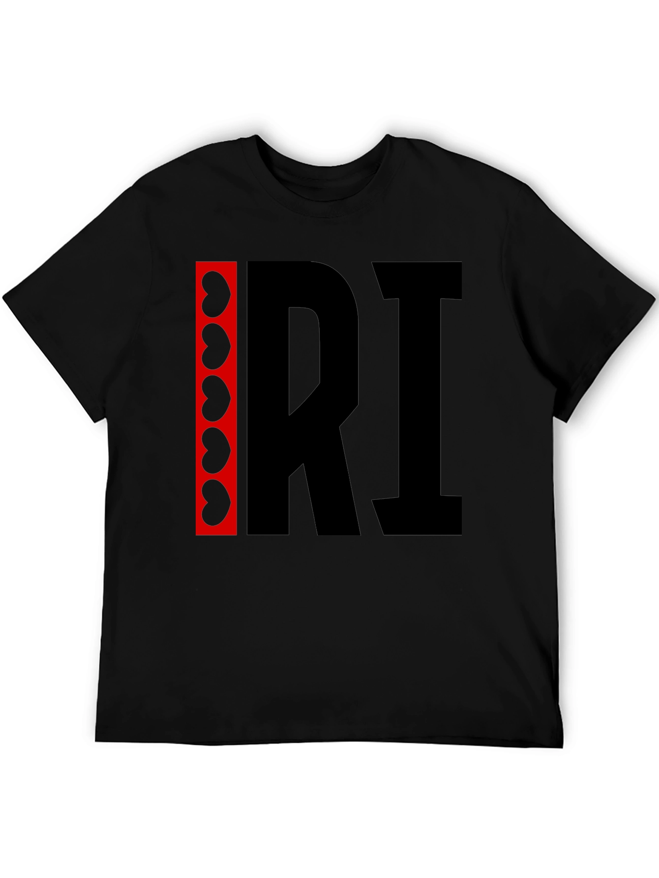 Unique Graphic T-Shirt: RI with Kidney Beans Accent
