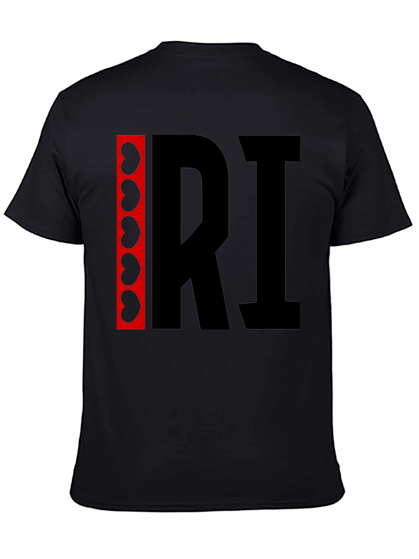 Unique Graphic T-Shirt: RI with Kidney Beans Accent