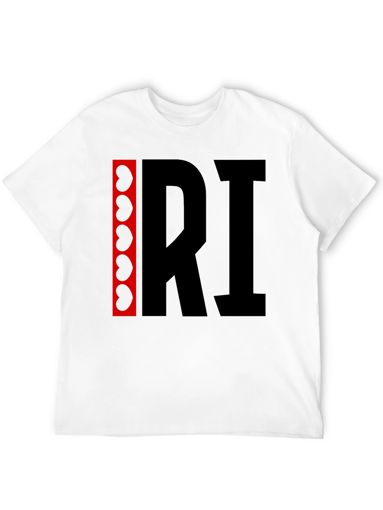 Unique Graphic T-Shirt: RI with Kidney Beans Accent