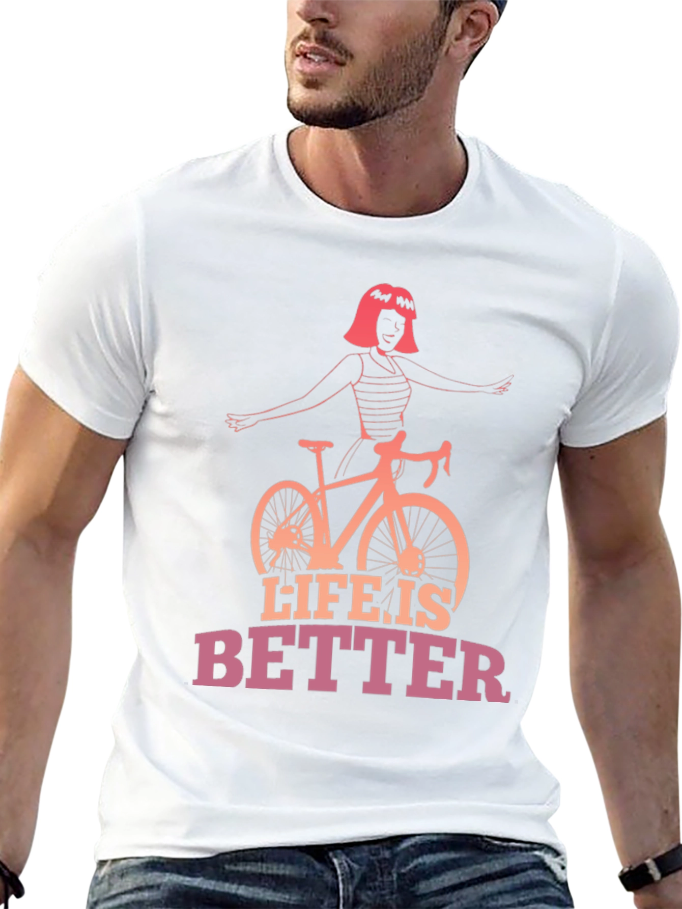 Life is Better Bike T-Shirt