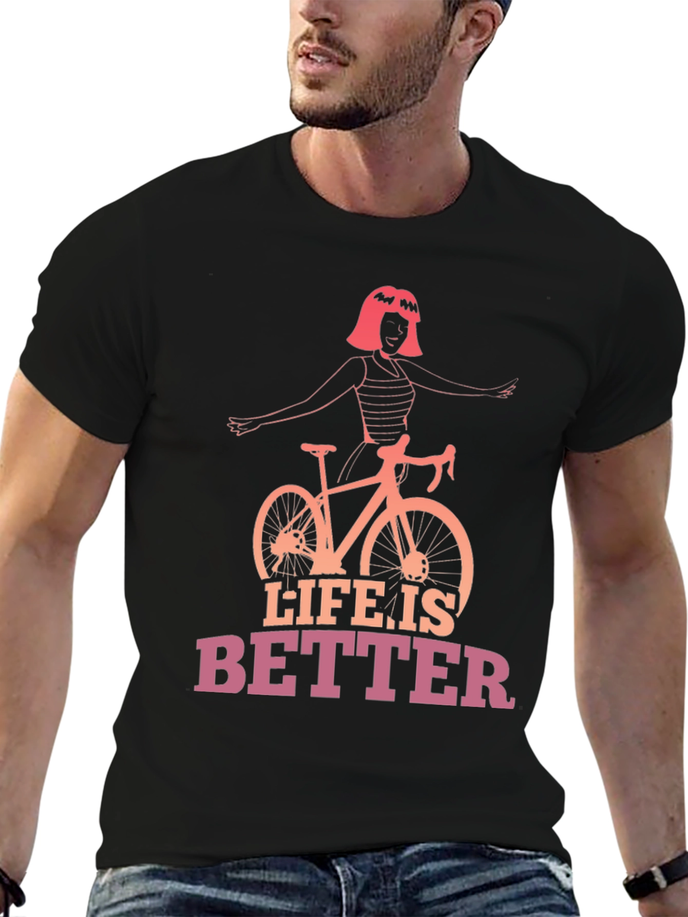 Life is Better Bike T-Shirt