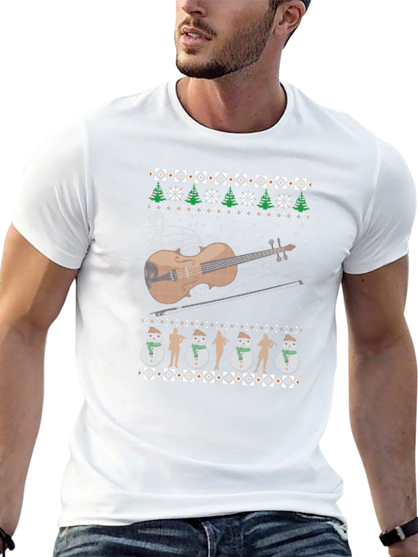 Musical Ugly Christmas Sweater T-Shirt