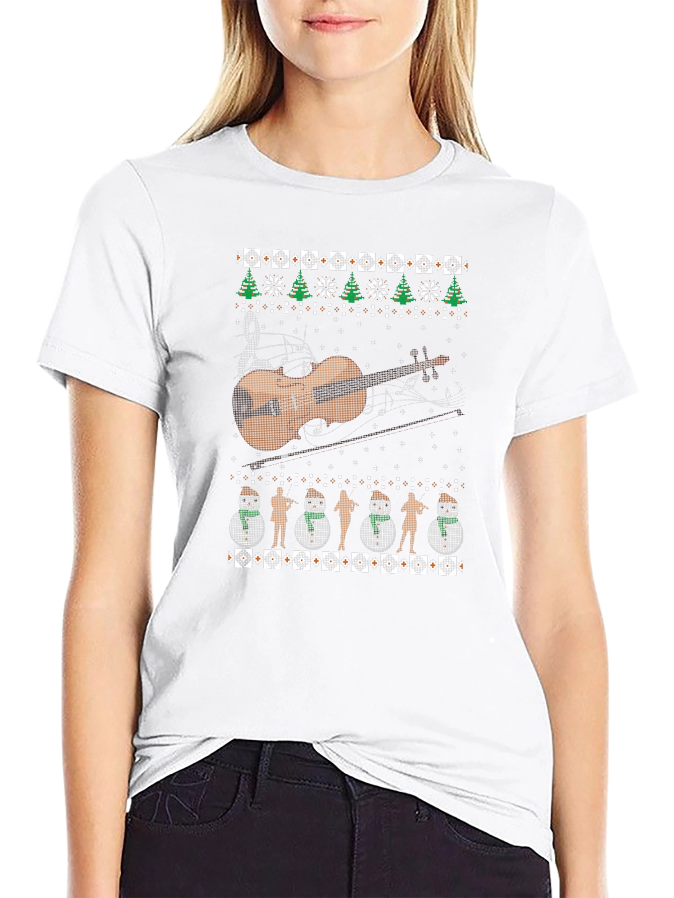 Musical Ugly Christmas Sweater T-Shirt