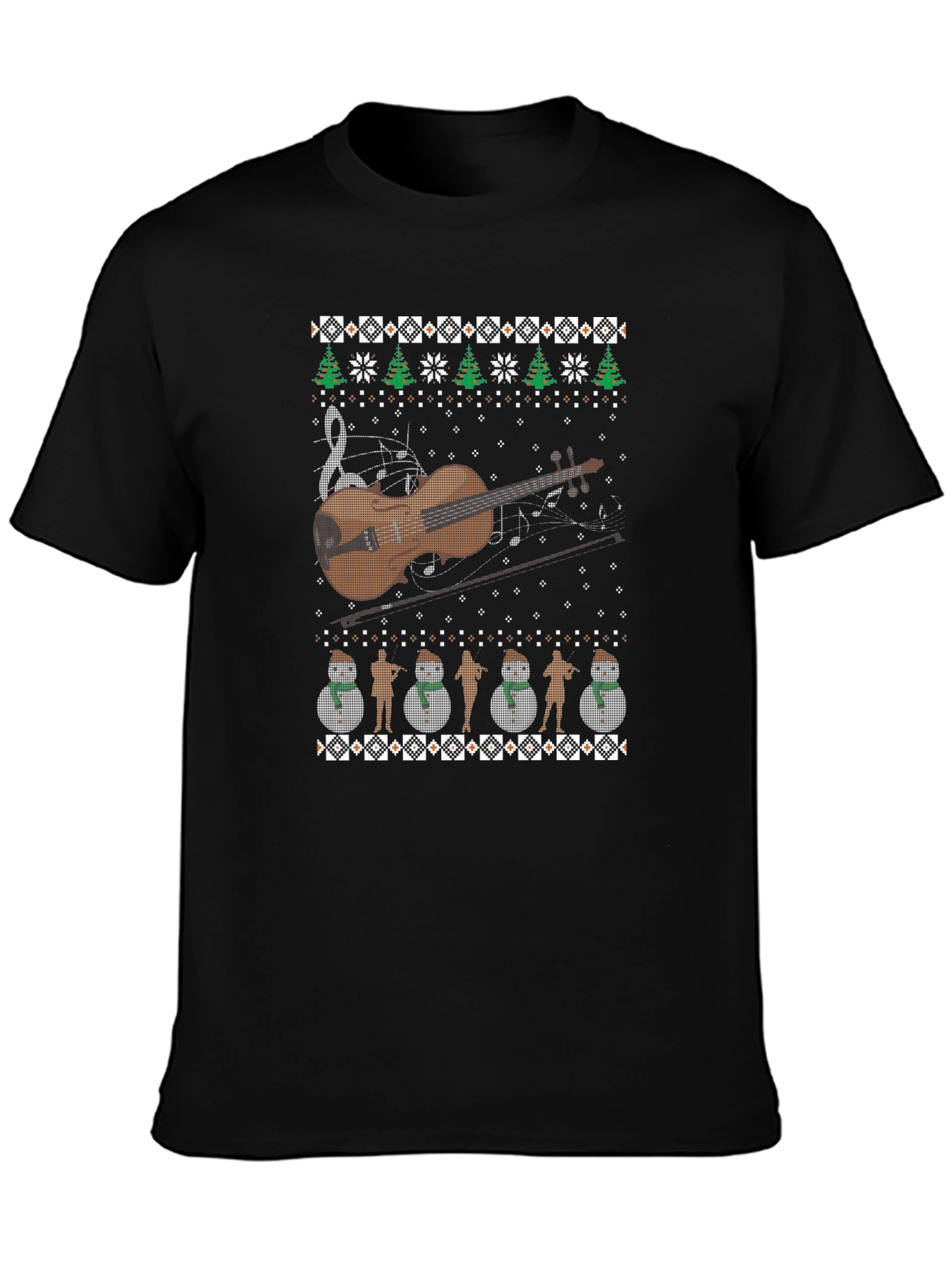 Musical Ugly Christmas Sweater T-Shirt