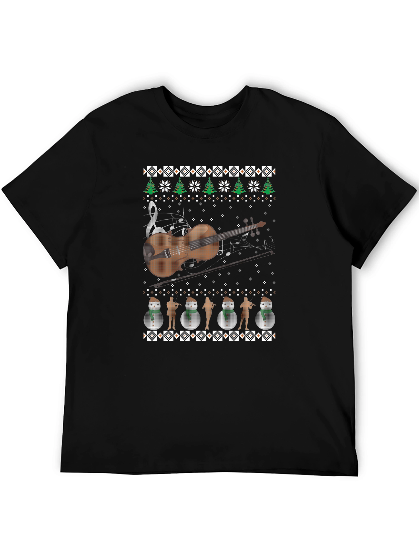 Musical Ugly Christmas Sweater T-Shirt