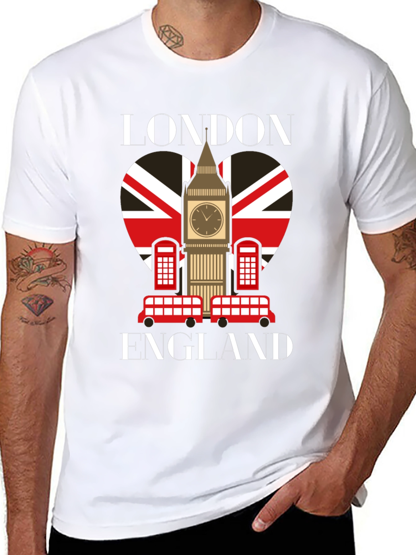 London England Heart T-Shirt