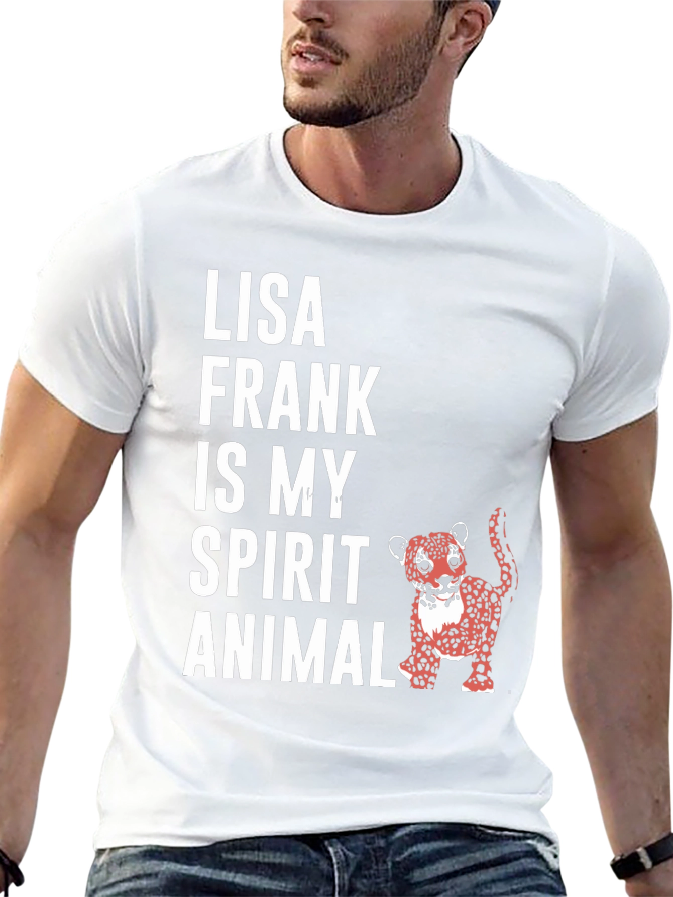 Lisa Frank Leopard Spirit Animal T-Shirt