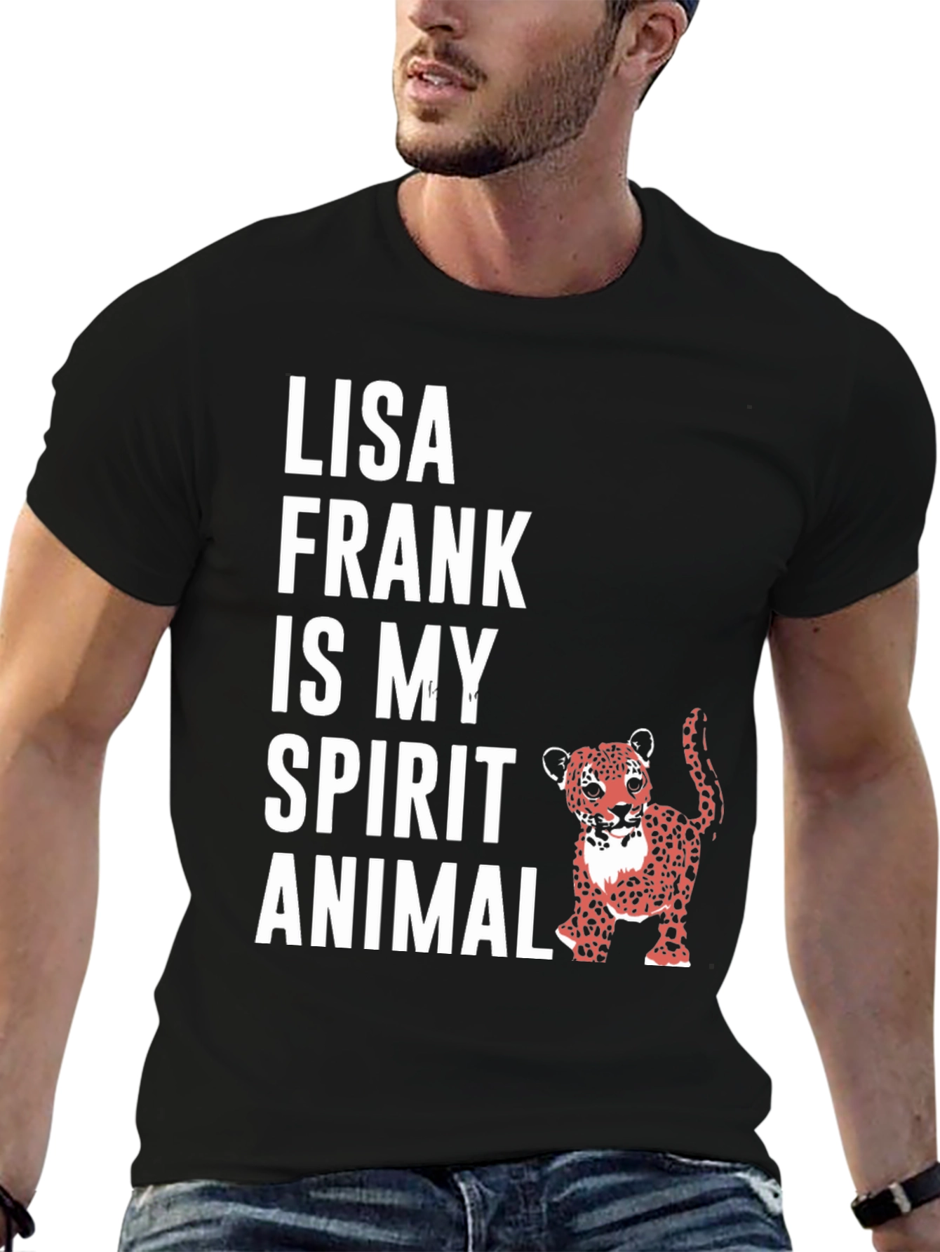 Lisa Frank Leopard Spirit Animal T-Shirt