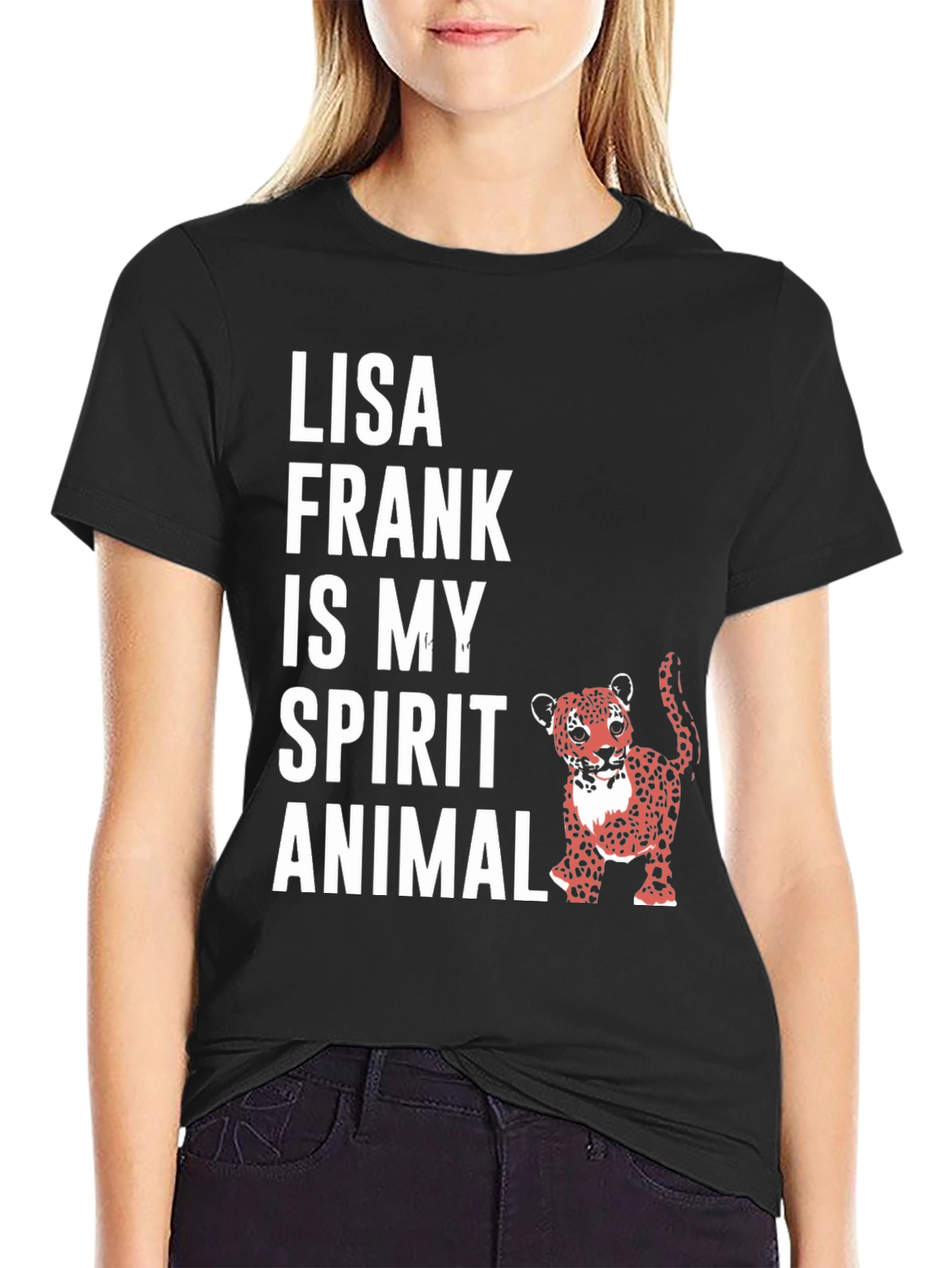 Lisa Frank Leopard Spirit Animal T-Shirt