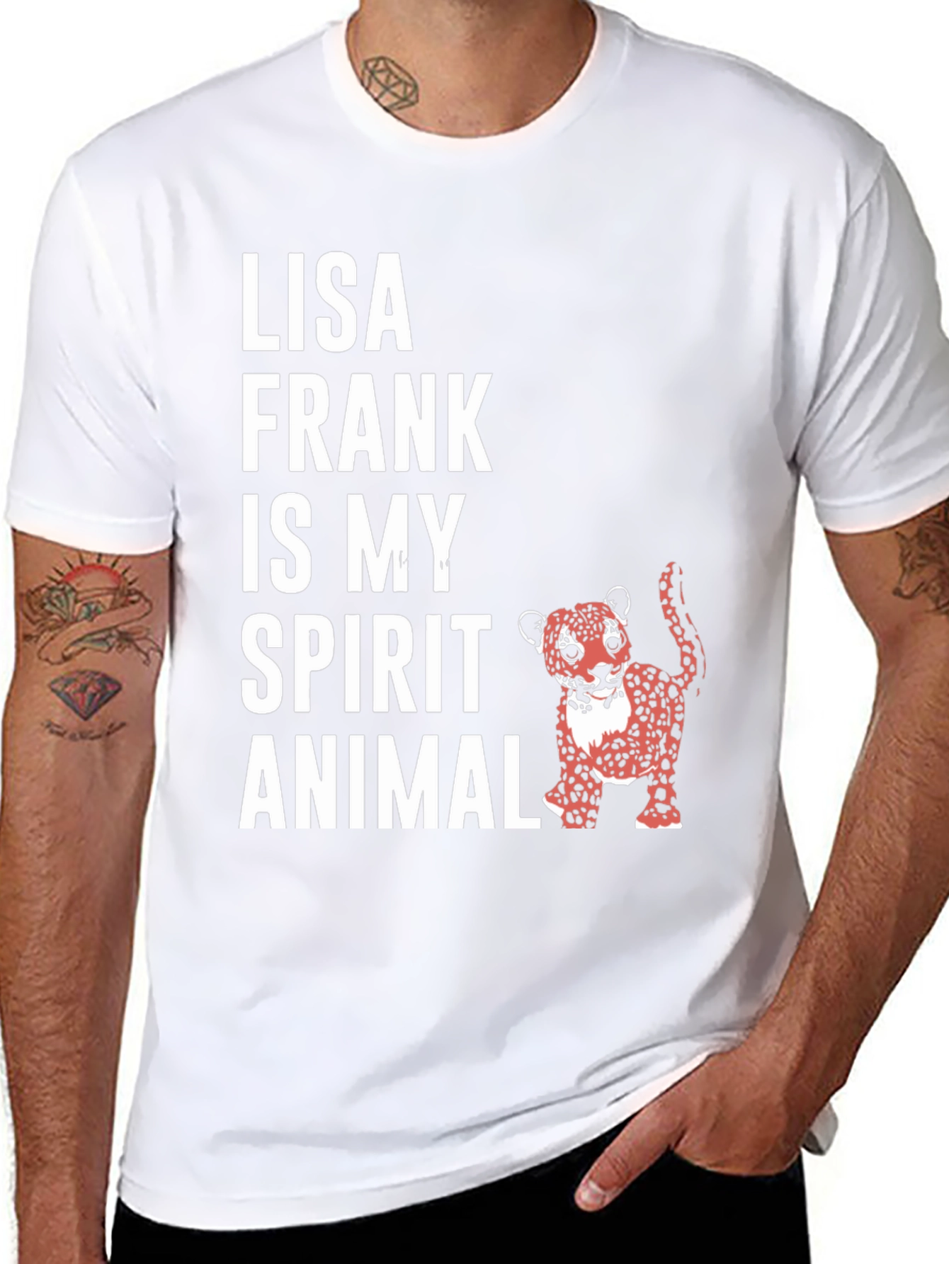 Lisa Frank Leopard Spirit Animal T-Shirt