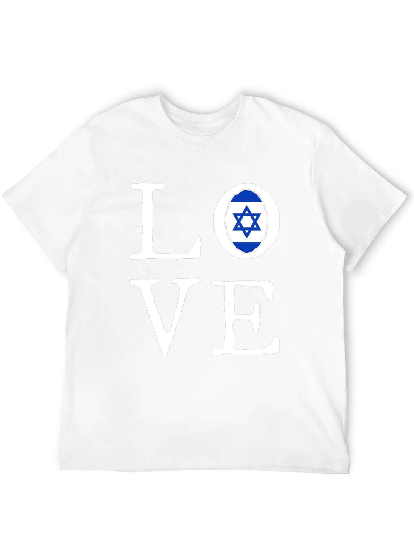 Love Israel Flag T-Shirt - Stylish Graphic Tee