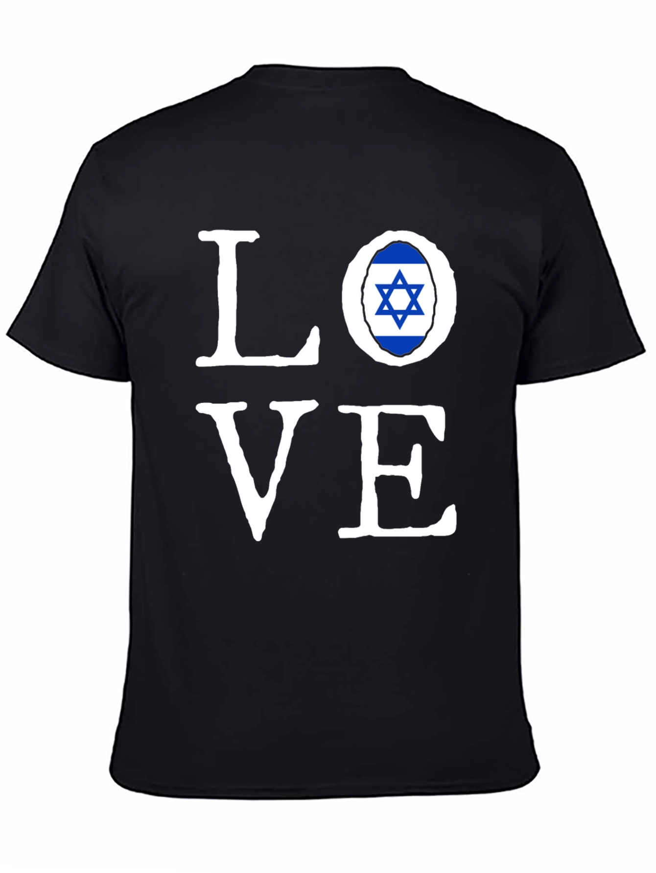 Love Israel Flag T-Shirt - Stylish Graphic Tee