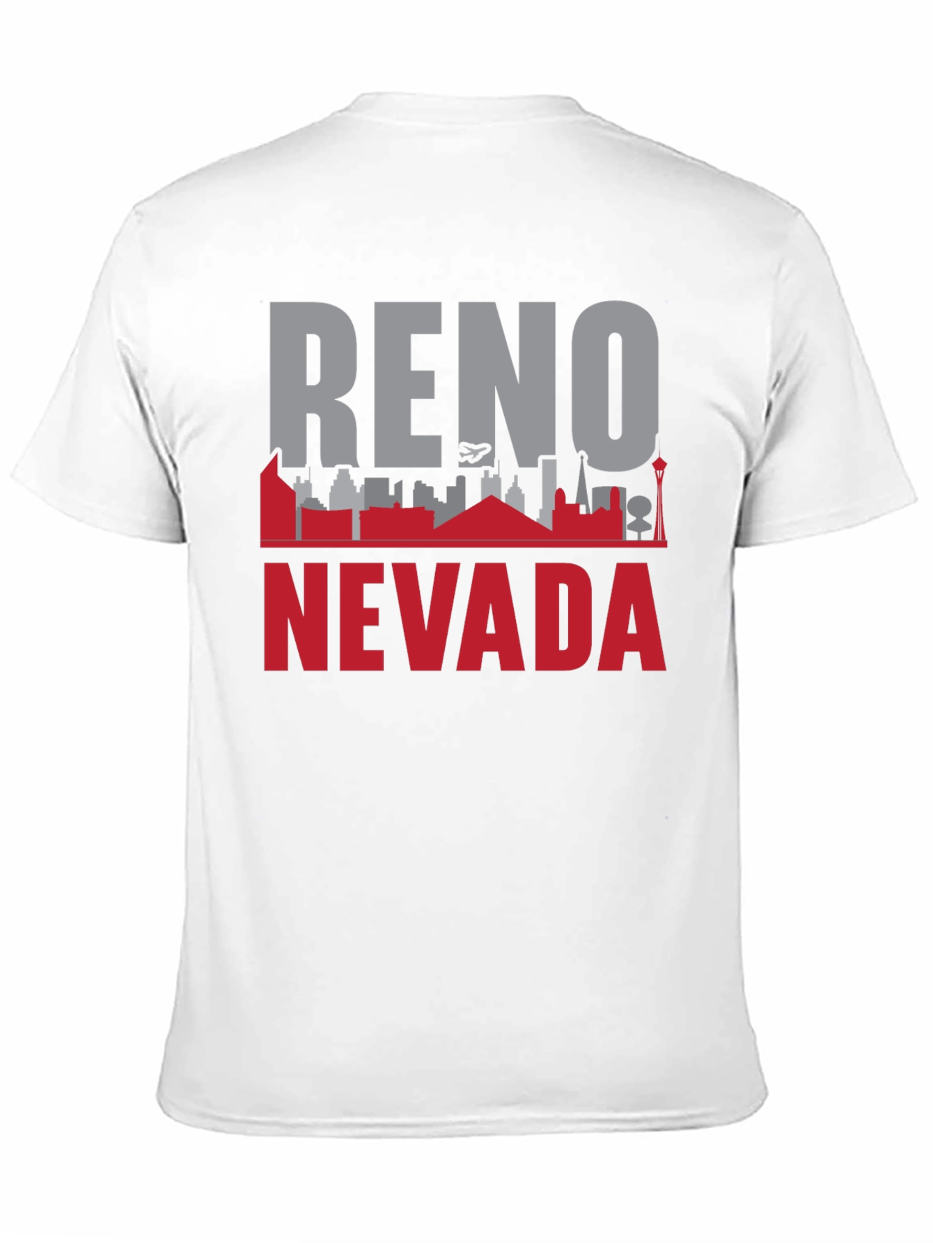 Reno Nevada Skyline Graphic Tee - Black