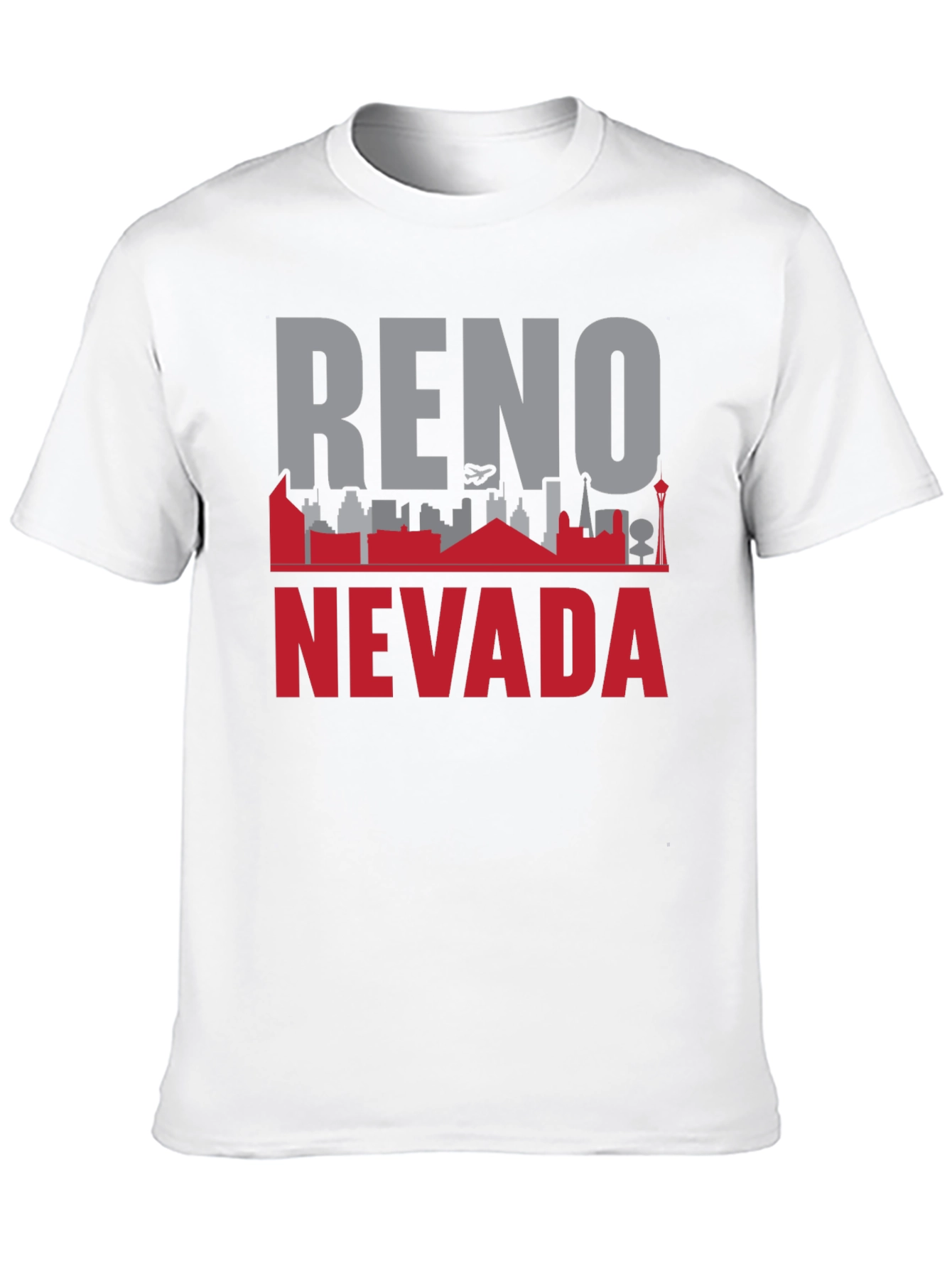 Reno Nevada Skyline Graphic Tee - Black