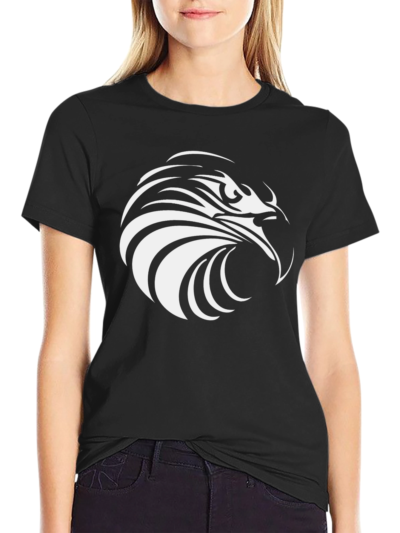 Black Eagle Graphic Tee - Bold Statement Shirt
