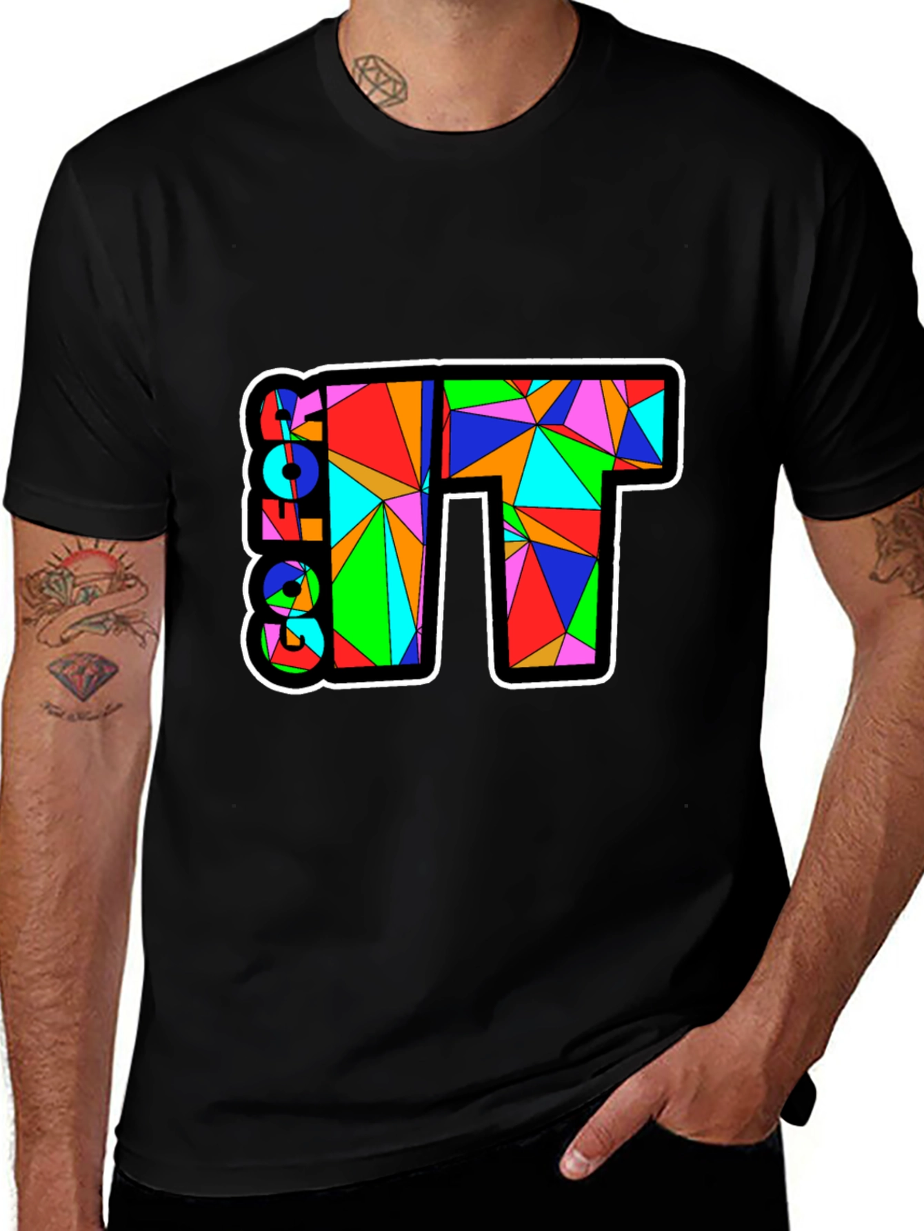 Colorful Geometric T-Shirt