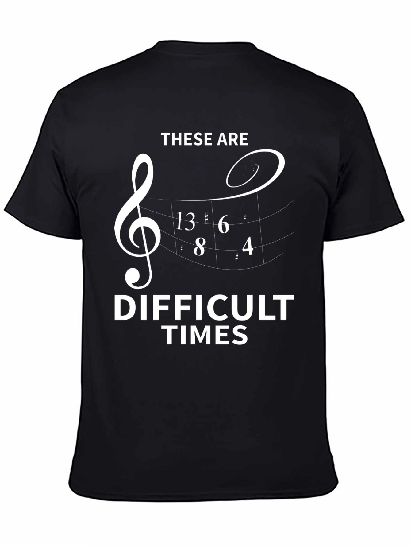 Difficult Times Music Equation T-Shirt
