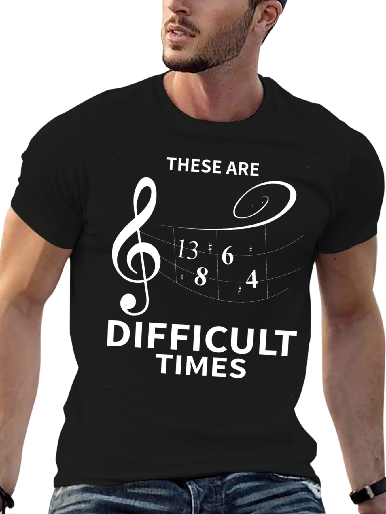Difficult Times Music Equation T-Shirt