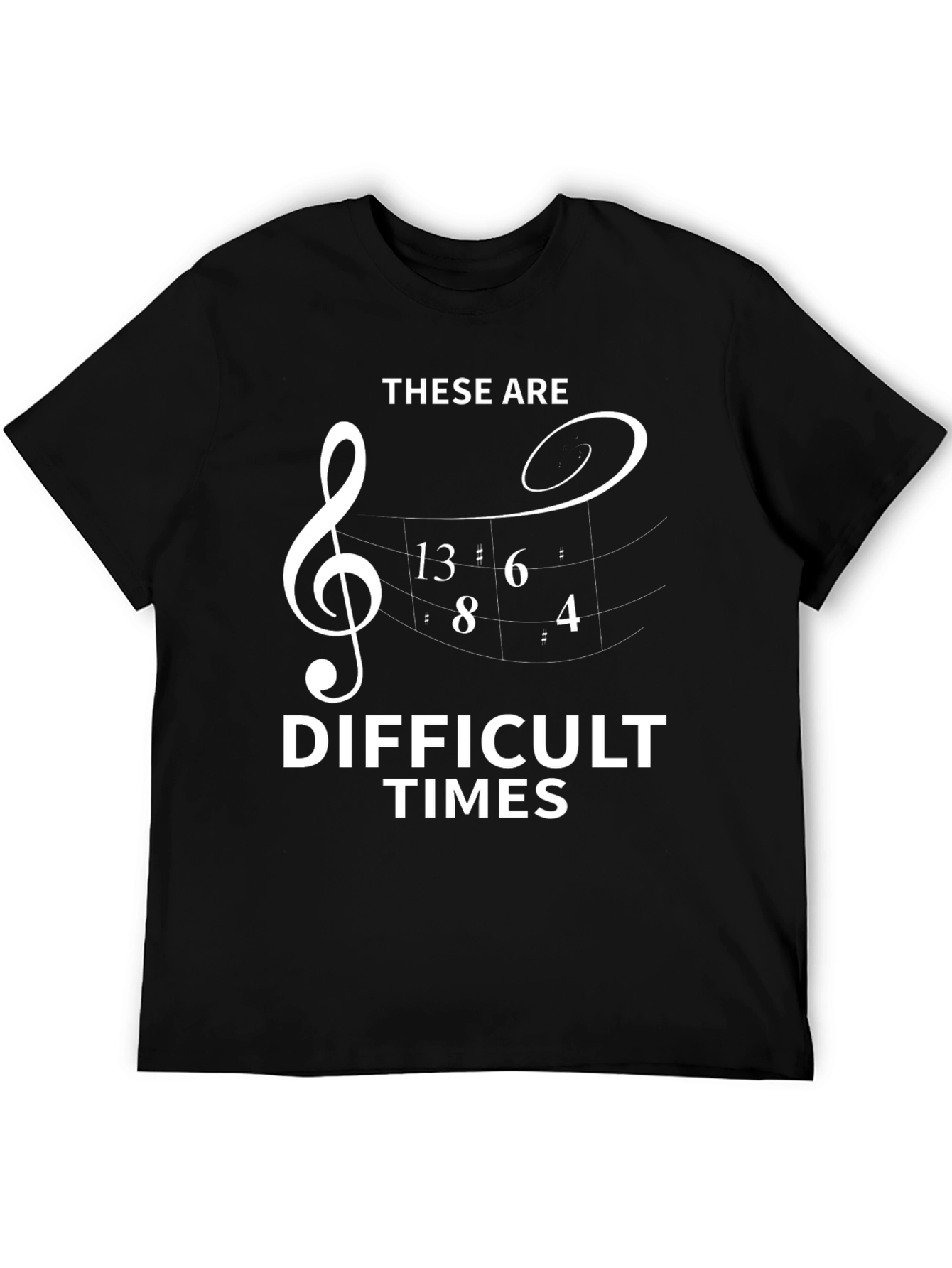 Difficult Times Music Equation T-Shirt