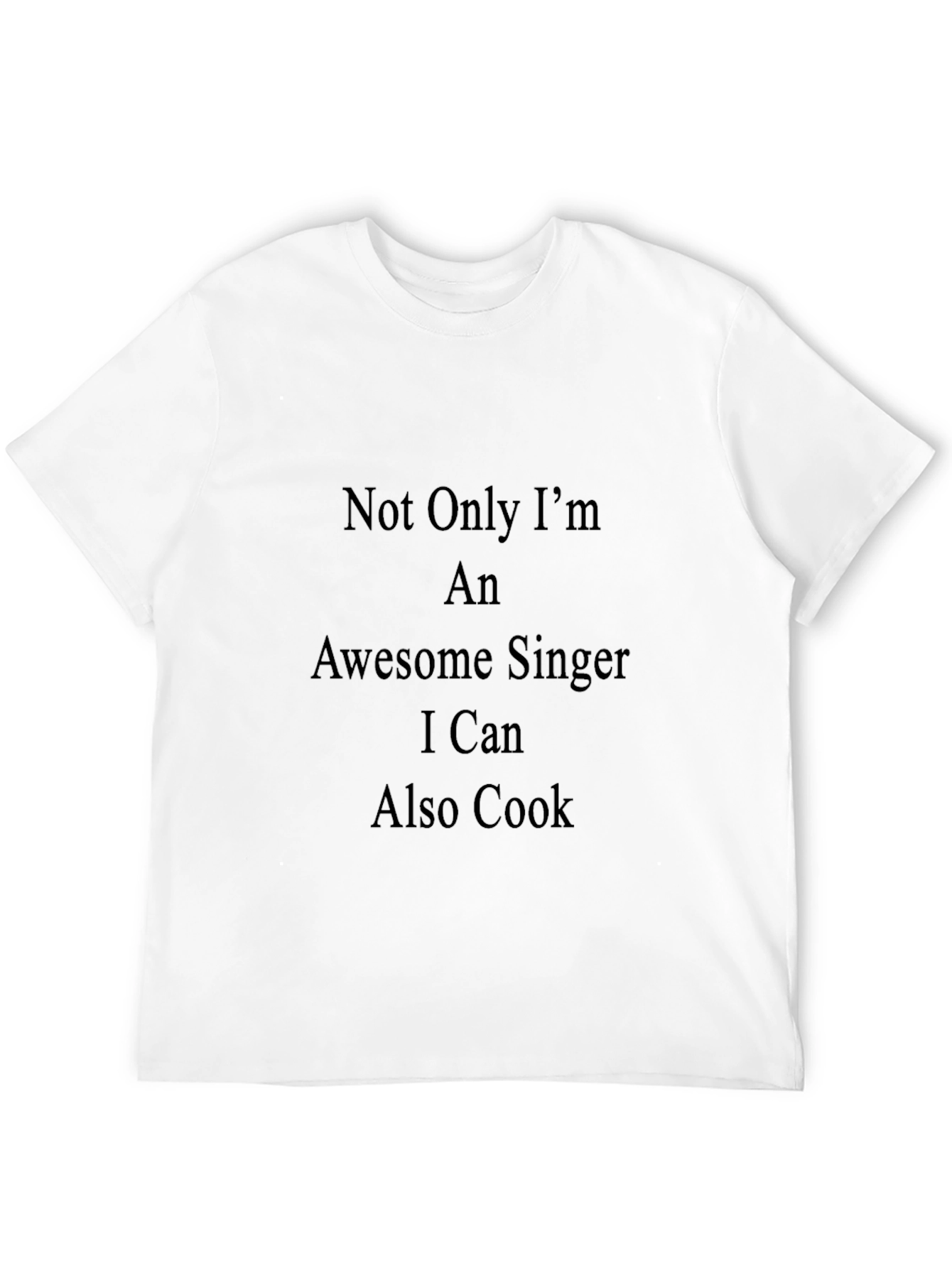 Awesome Singer & Cook T-Shirt