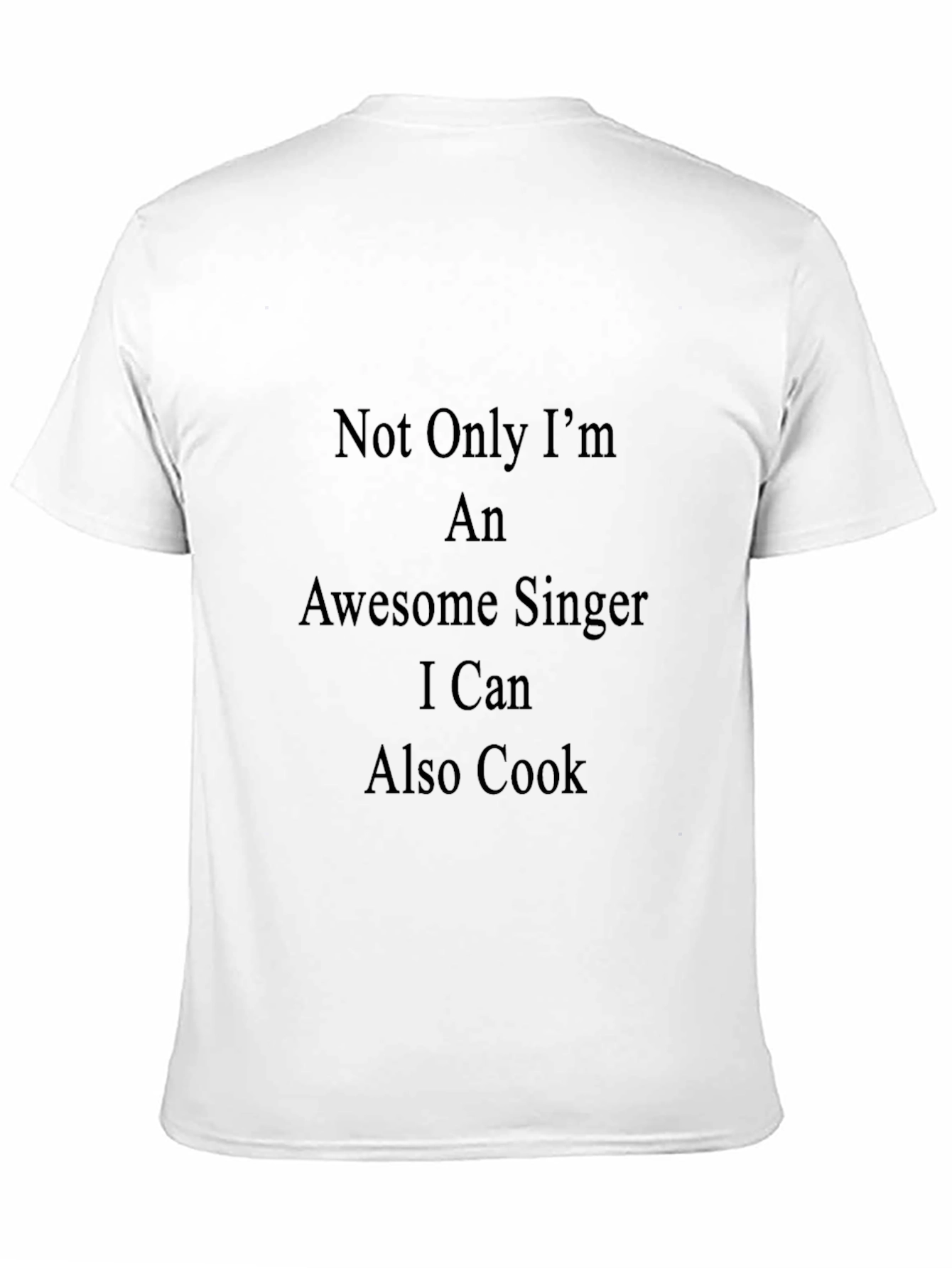 Awesome Singer & Cook T-Shirt