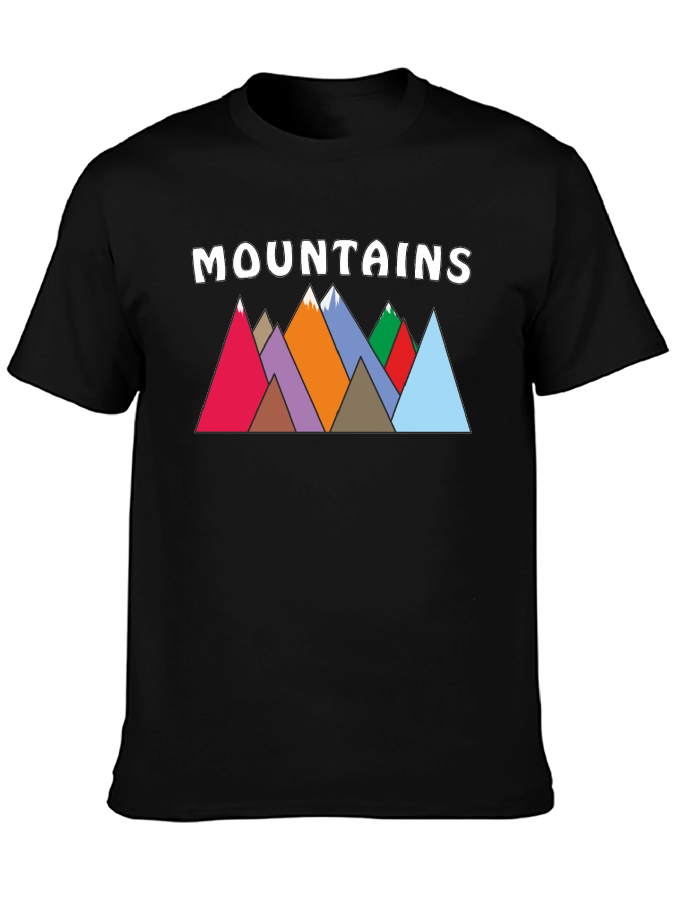 Mountains Graphic Print T-Shirt for Nature Lovers