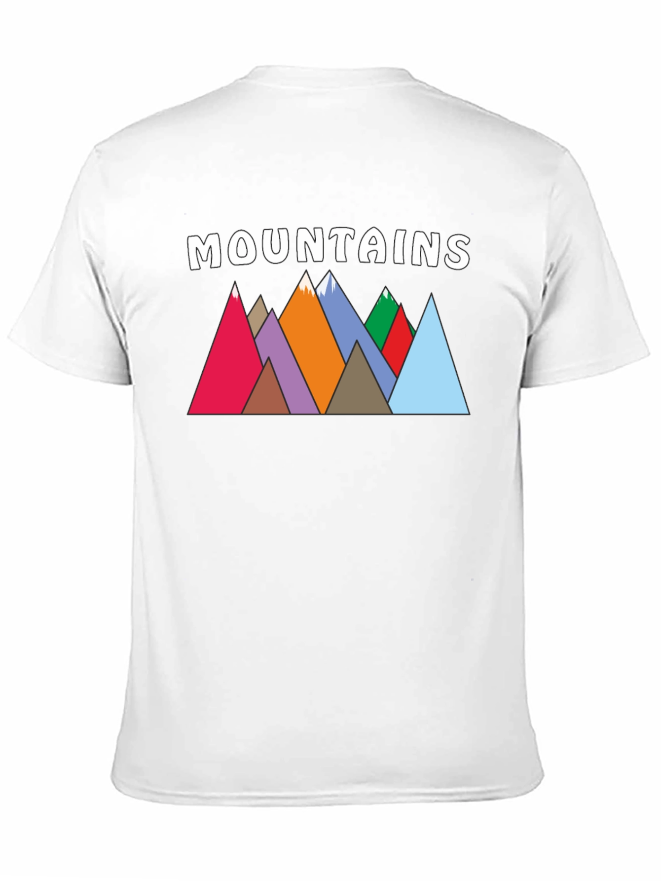 Mountains Graphic Print T-Shirt for Nature Lovers