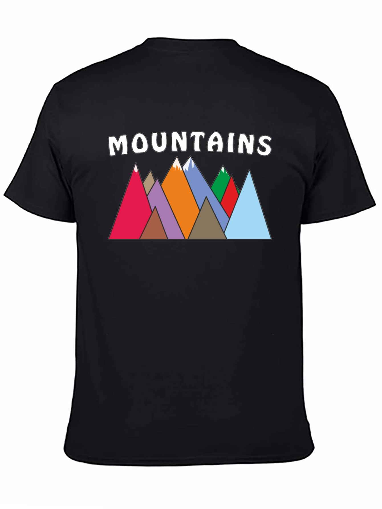 Mountains Graphic Print T-Shirt for Nature Lovers