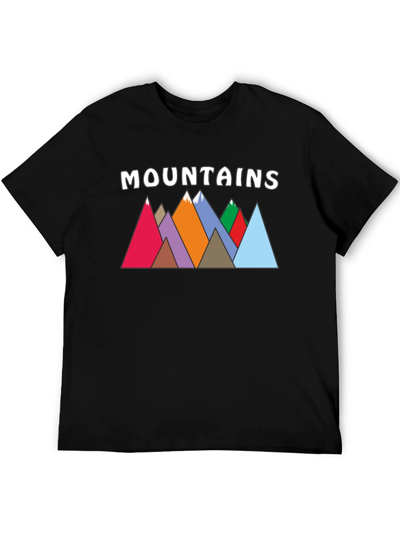 Mountains Graphic Print T-Shirt for Nature Lovers