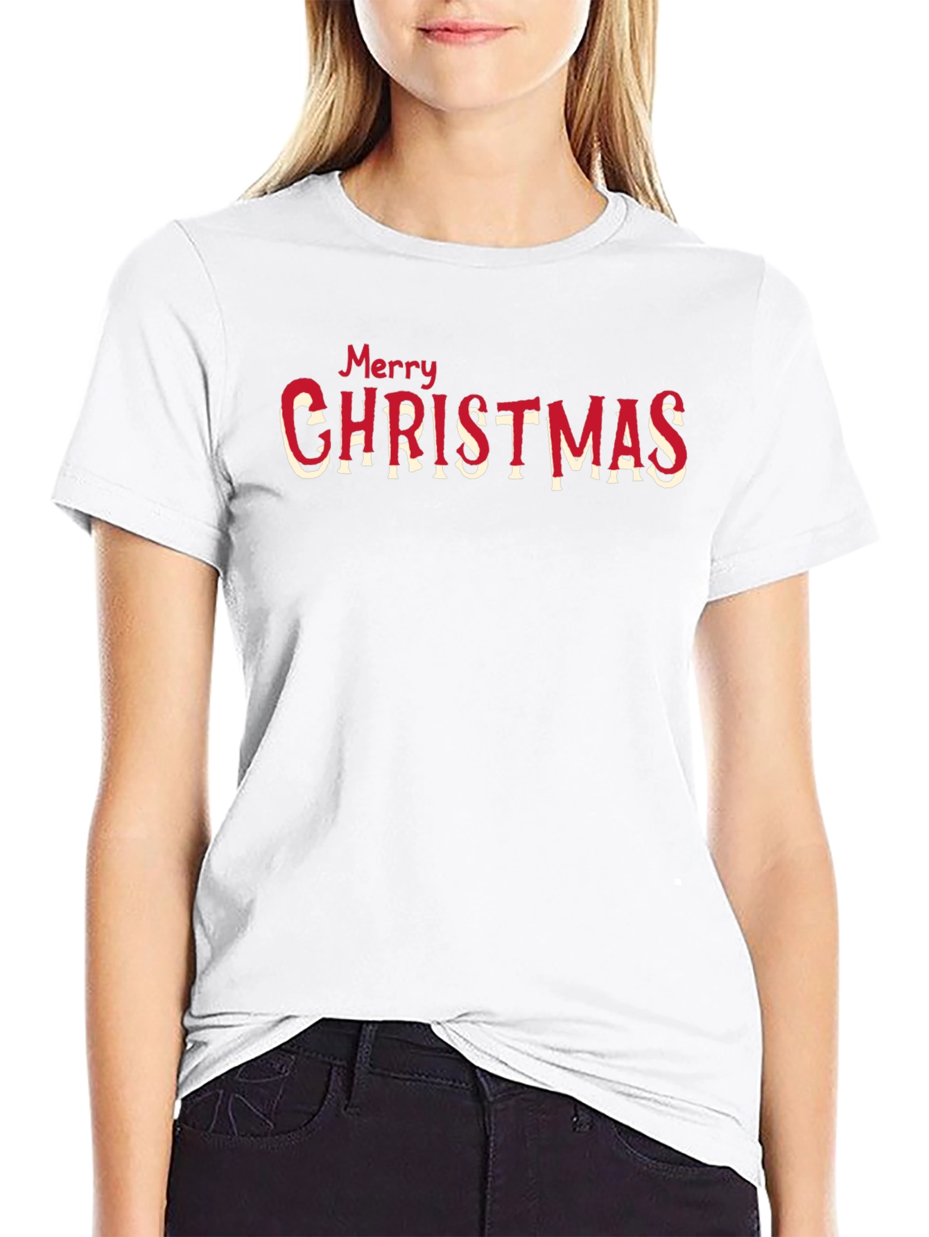 Merry Christmas Graphic T-Shirt - Holiday Festive Tee