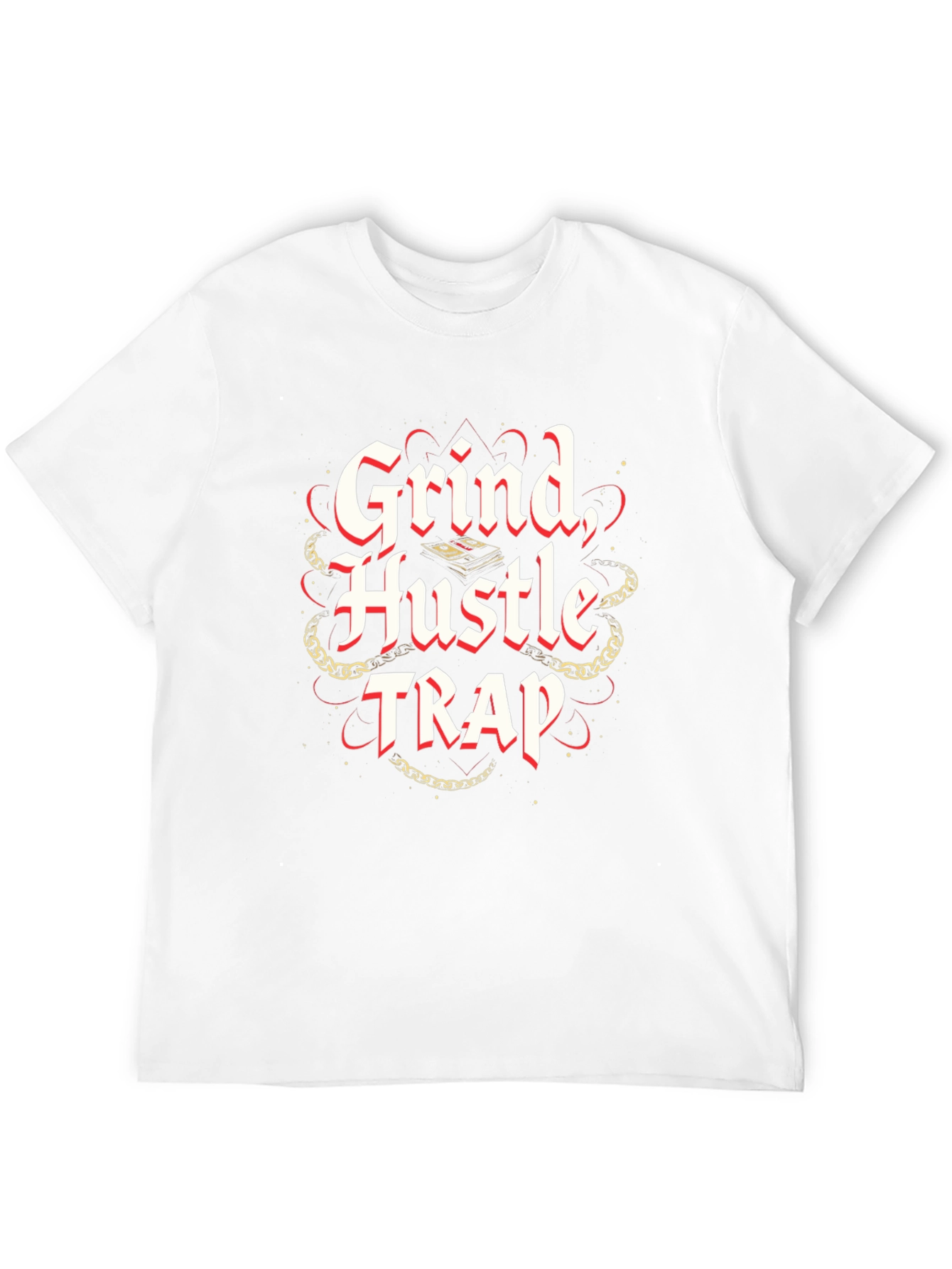 Grind Hustle Trap T-Shirt Black