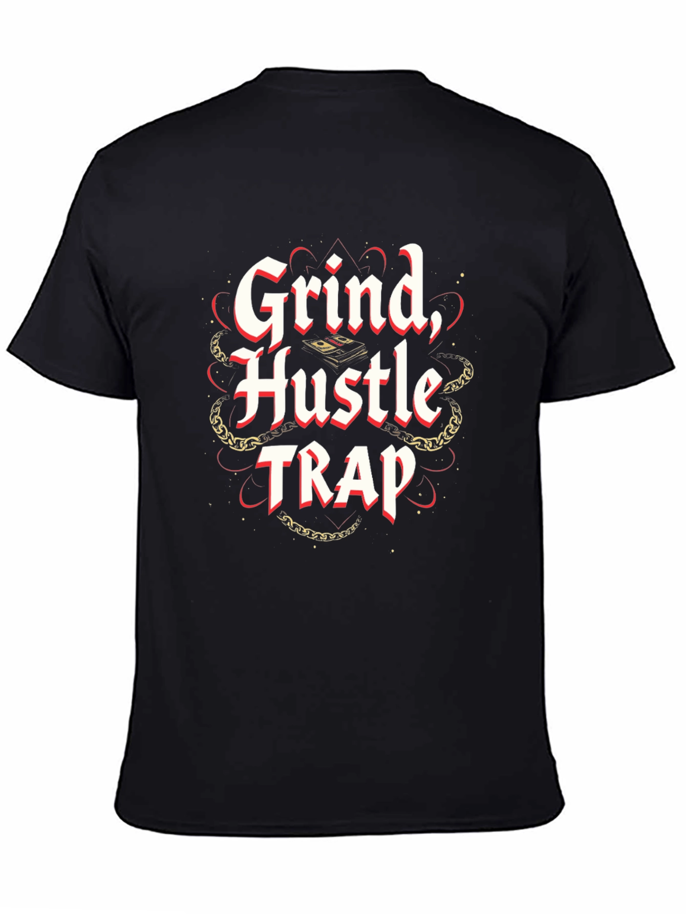 Grind Hustle Trap T-Shirt Black