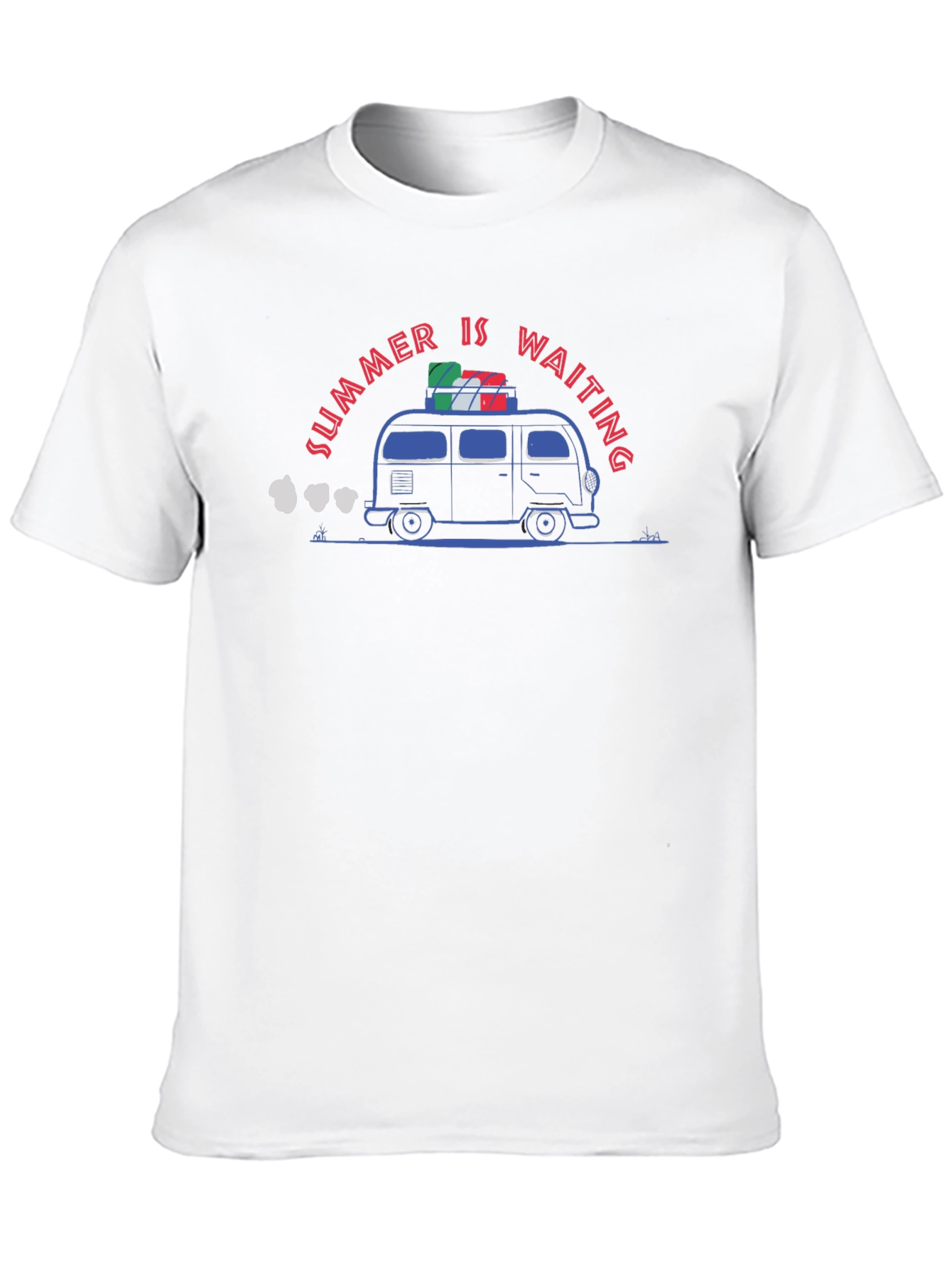 Summer Is Waiting T-Shirt - Road Trip Ready!