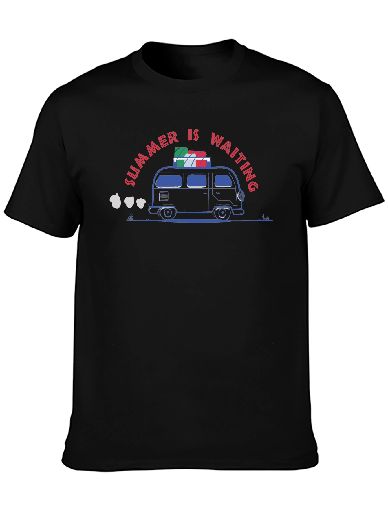 Summer Is Waiting T-Shirt - Road Trip Ready!