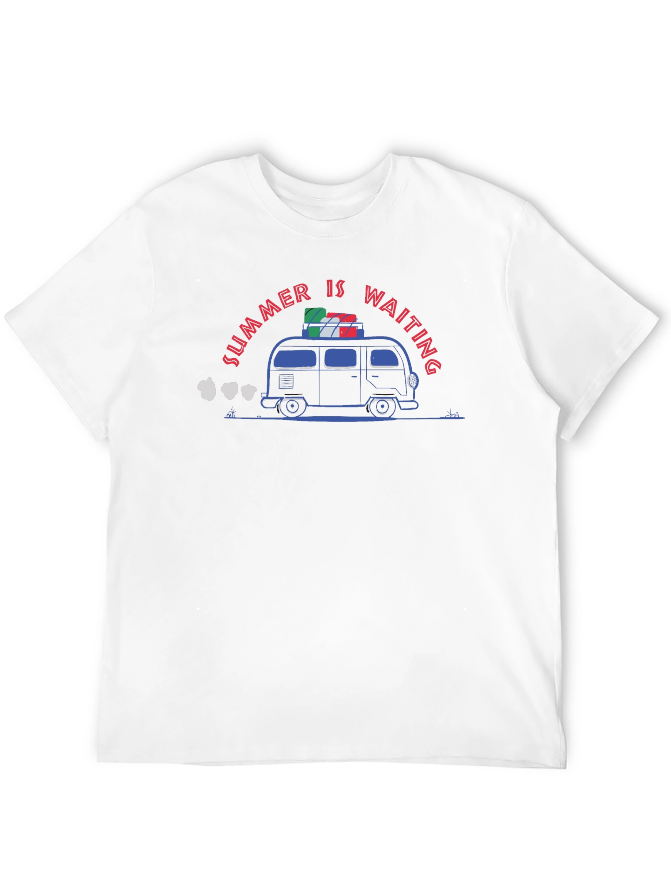 Summer Is Waiting T-Shirt - Road Trip Ready!