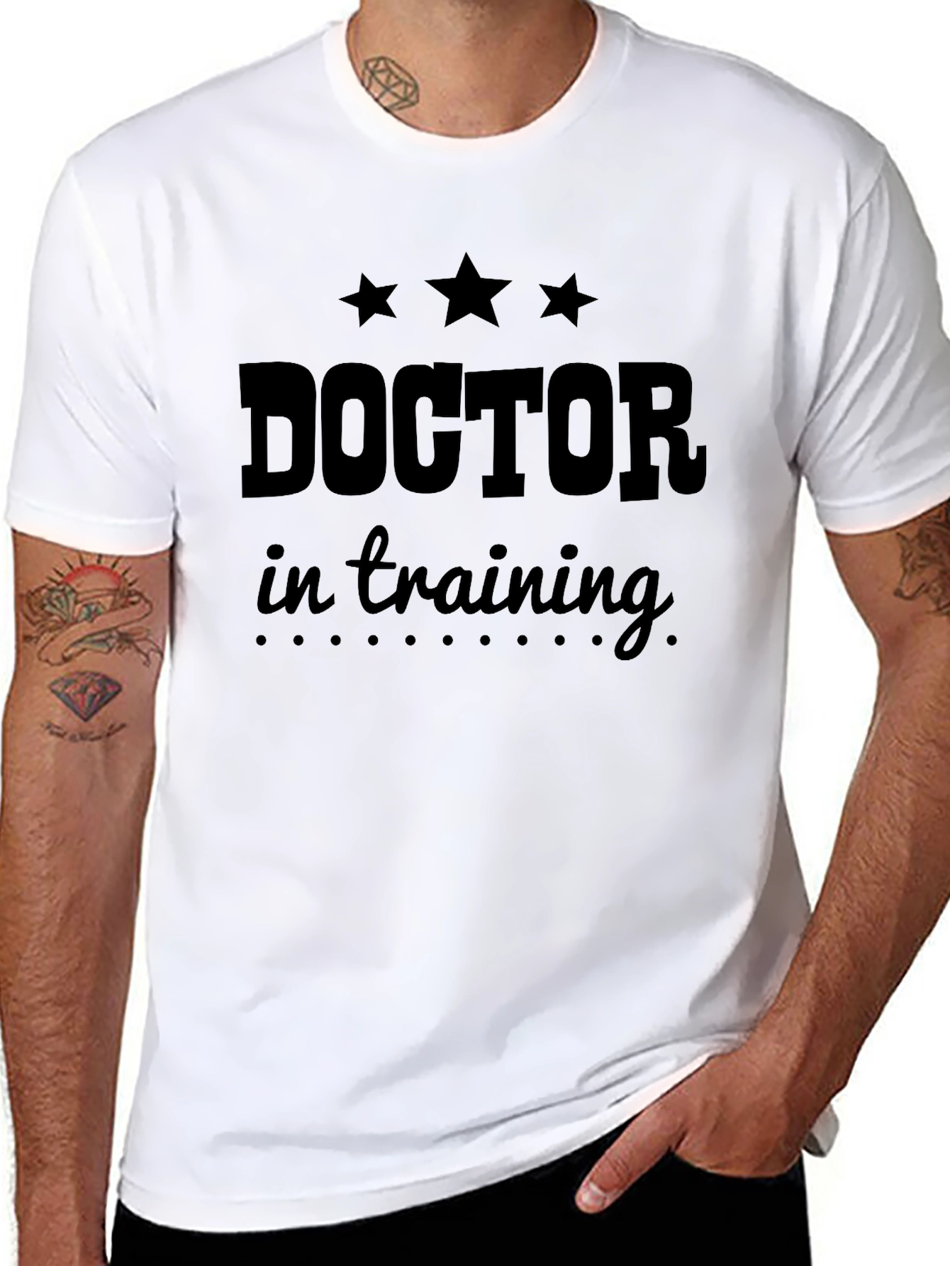 Doctor in Training Black T-Shirt