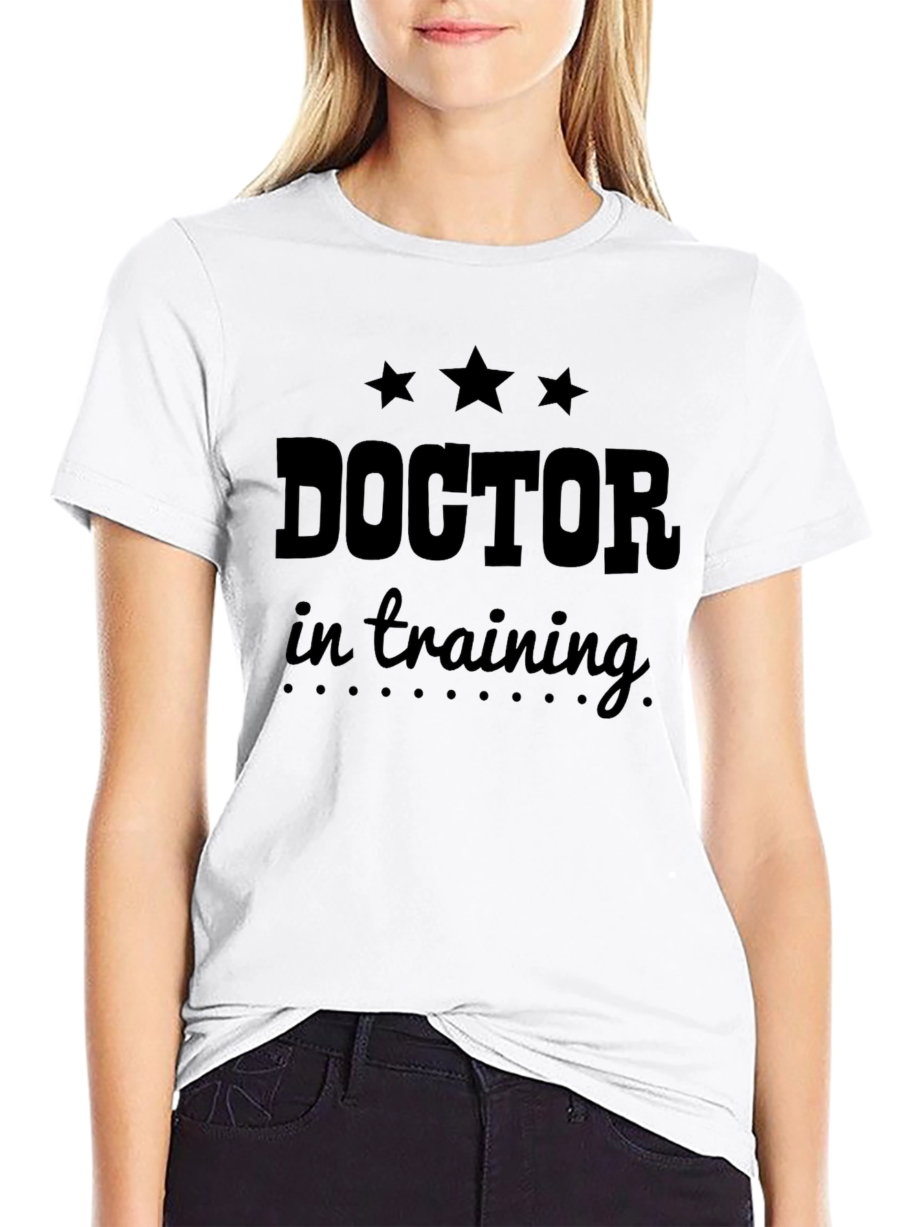 Doctor in Training Black T-Shirt