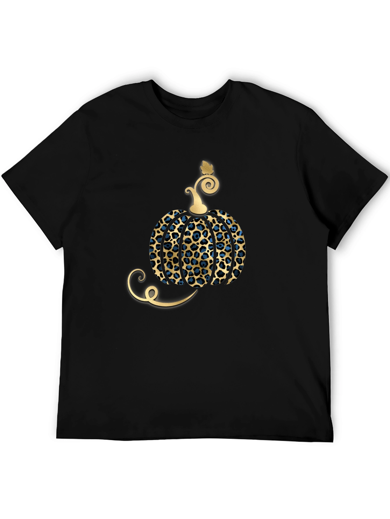 Leopard Pumpkin Print T-Shirt