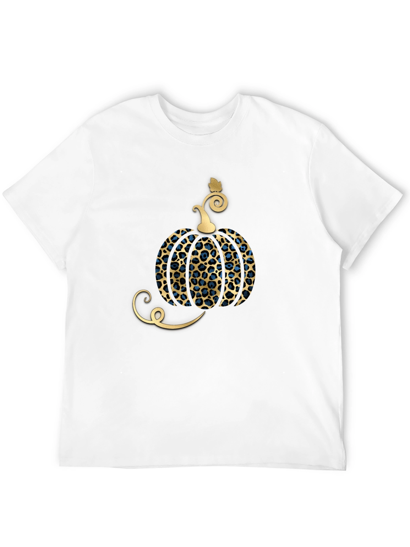 Leopard Pumpkin Print T-Shirt